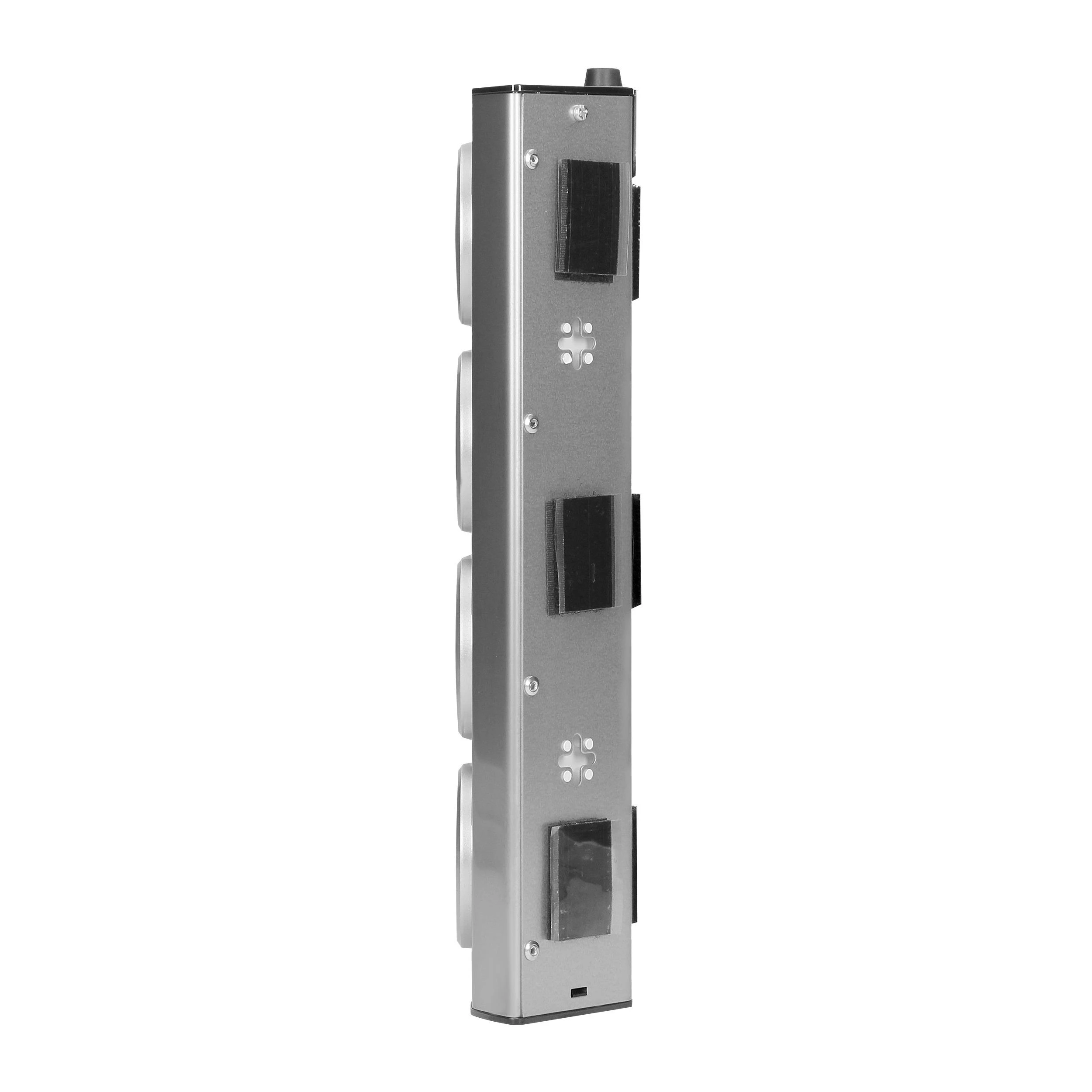 Orno Gniazda Baldų ir virtuvės lizdai, tvirtinami Velcro juosta 4x2P+Z INOX,