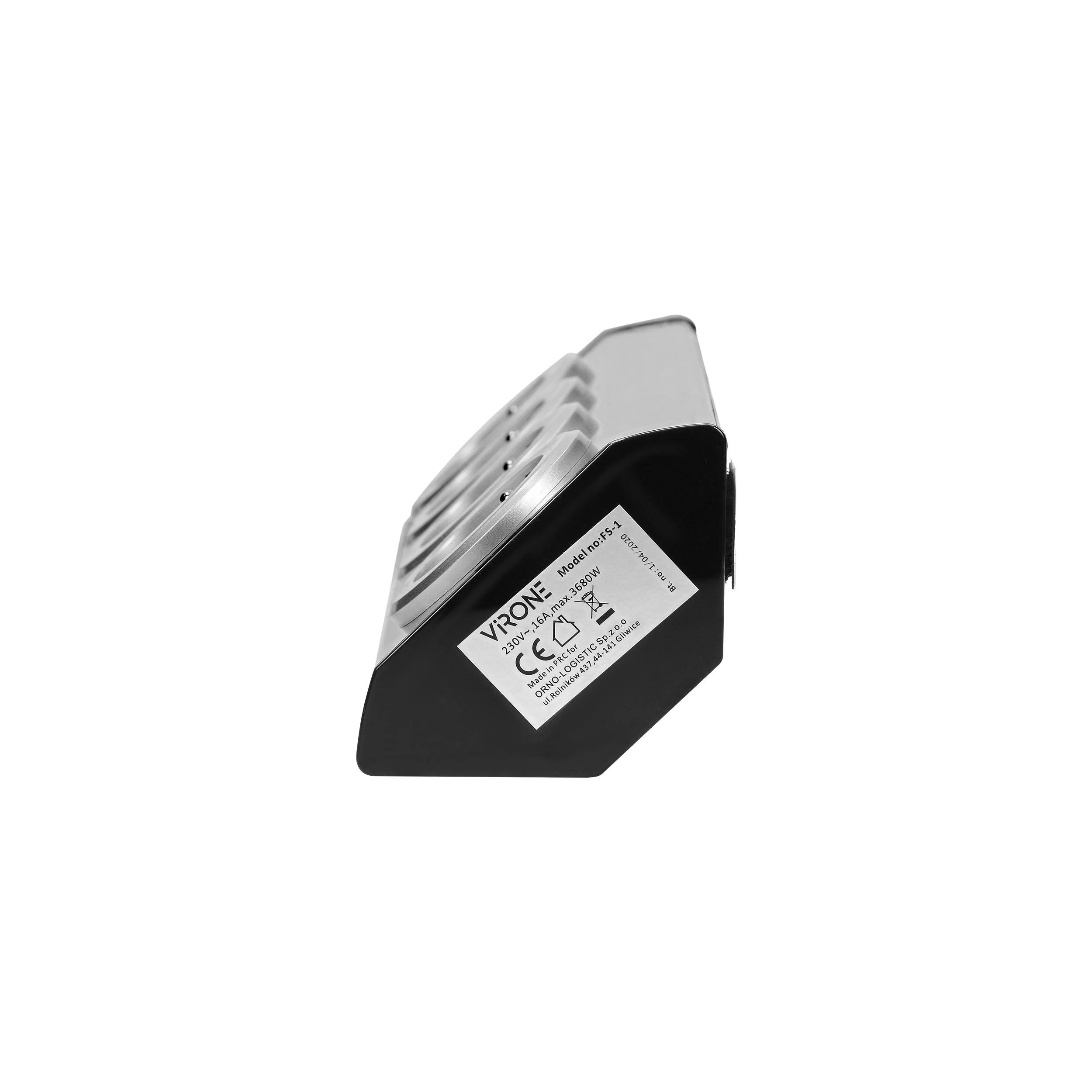 Orno Gniazda Baldų ir virtuvės lizdai, tvirtinami Velcro juosta 4x2P+Z INOX,