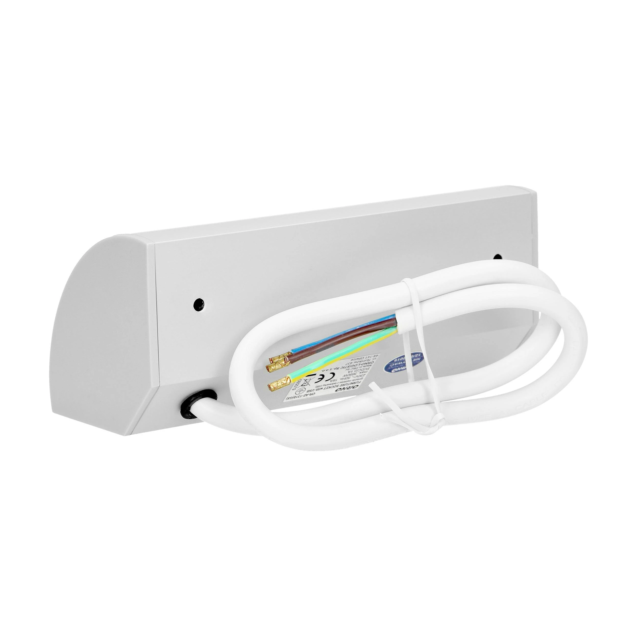 Orno Lizdas Baldinis lizdas 1x2P+Z, 2xUSB, schuko versija