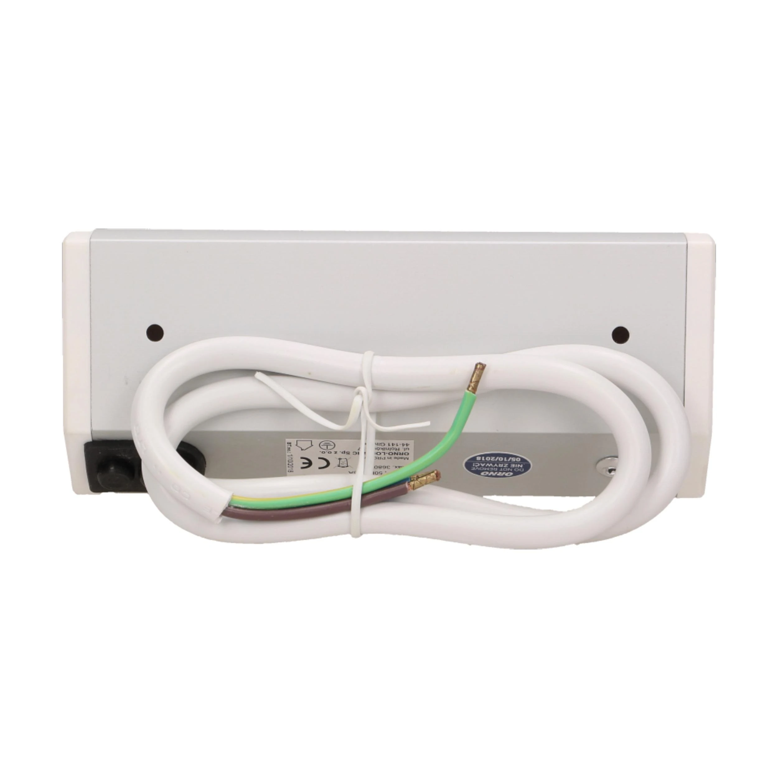 Orno Lizdas Baldinis lizdas 2x2P+Z, schuko, baltas-sidabrinis