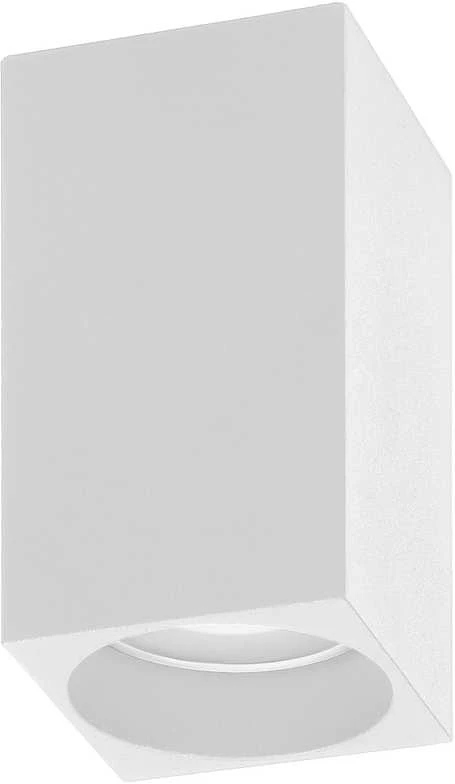 Lubinis šviestuvas Orno BARBRA DLS GU10 įleidžiamas šviestuvas, max 50W, IP20, kvadratinis, baltas, aliuminio