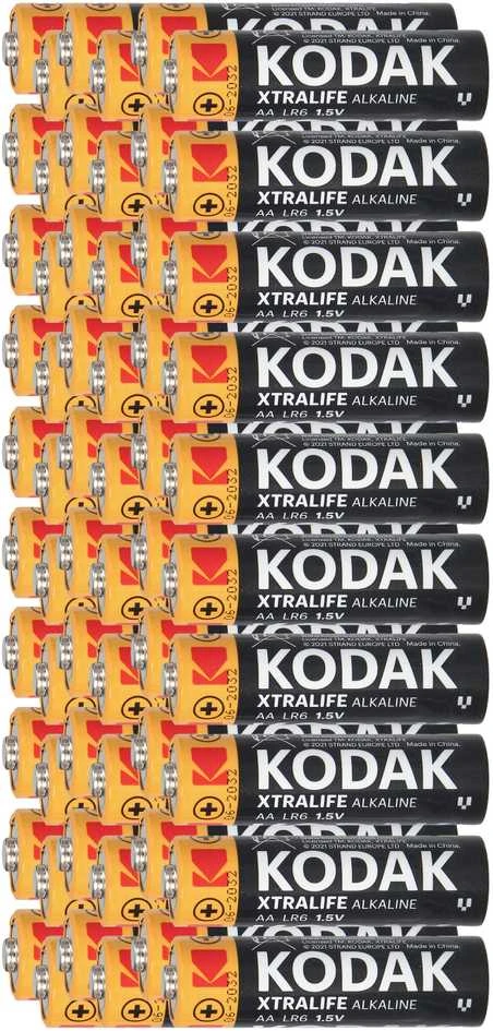 Kodak XTRALIFE AA baterijos, 10 vnt. rikiuotė