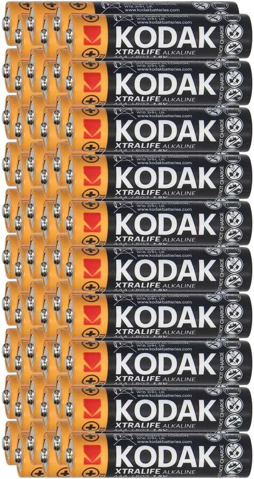 Kodak XTRALIFE AAA baterijų rinkinys 60 vnt.