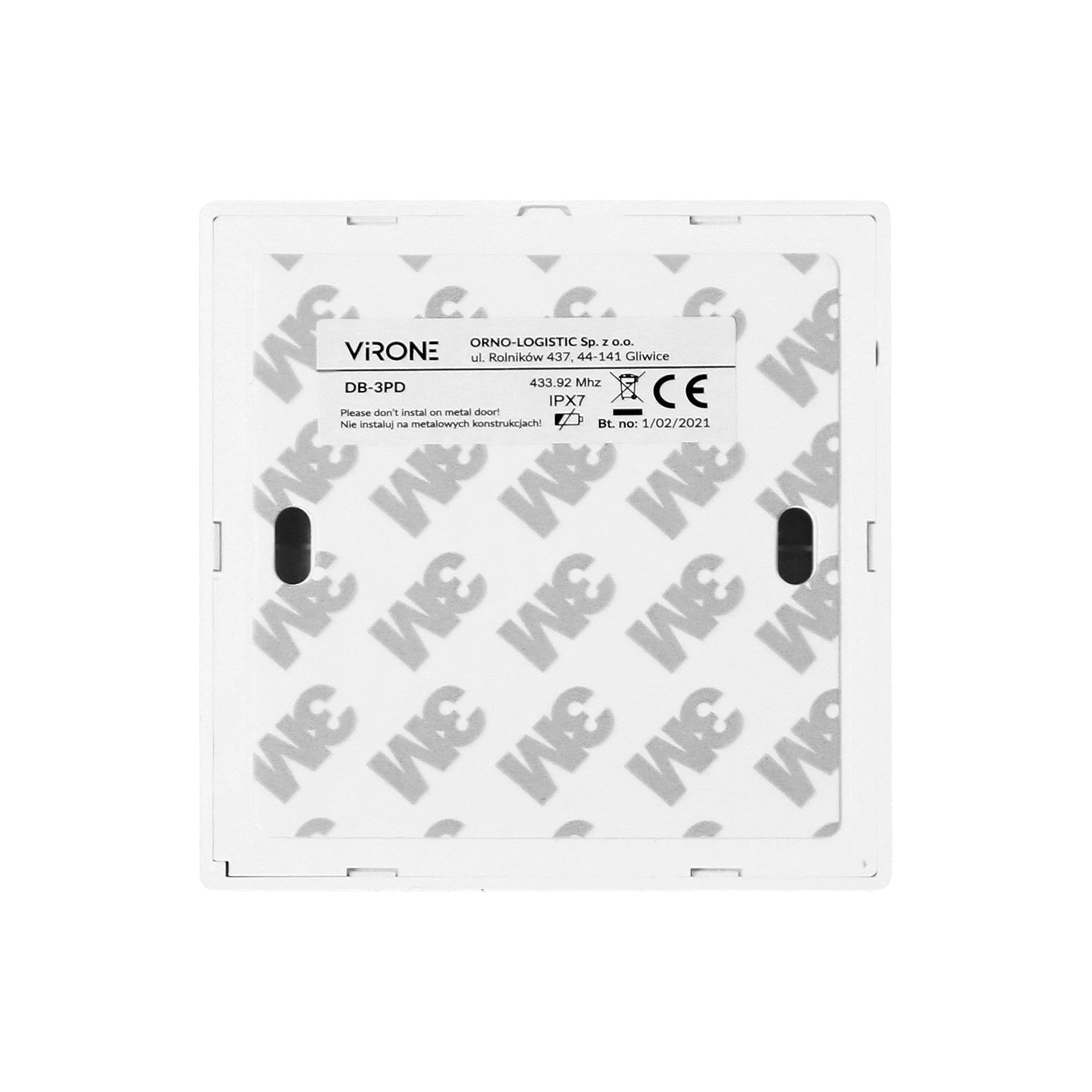 Orno Przycisk Belaidis, be baterijų mygtukas, skirtas išplėsti WAYO AC durų skambutį