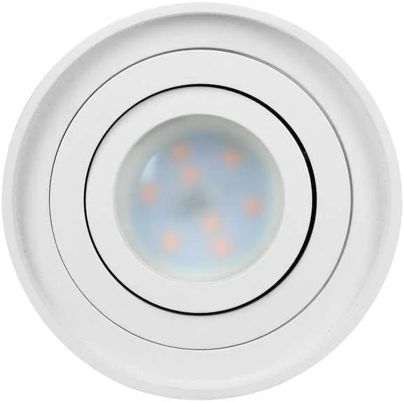 Lubinis šviestuvas Orno CAROLIN DLR GU10 įleidžiamas šviestuvas, maks. 7 W, IP20, apvalus, baltas