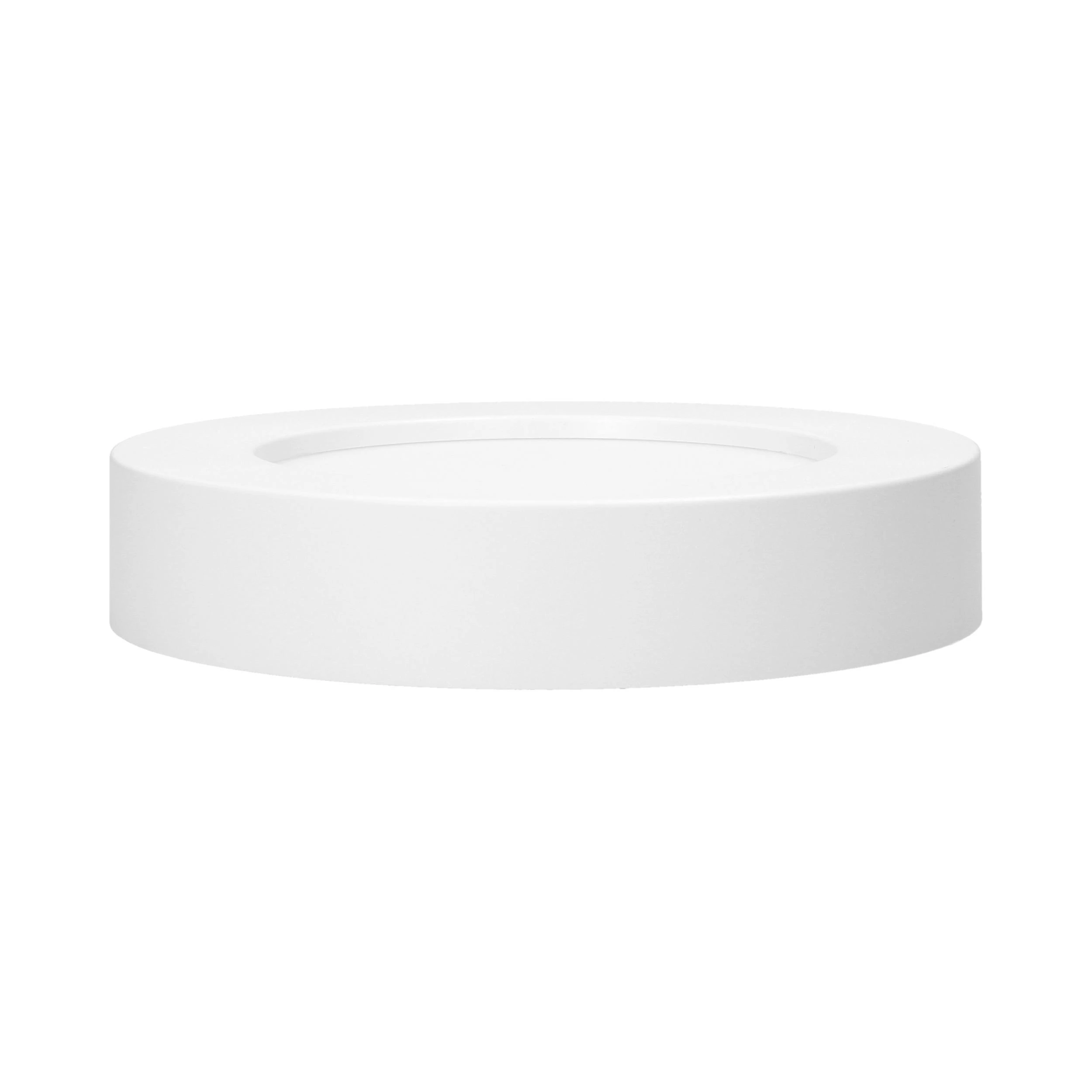 Lubinis šviestuvas Orno CITY LED 12W, įleidžiamas šviestuvas, paviršinio montavimo, apvalus, 800lm, 3000K, baltas, su integruotu LED maitinimo šaltiniu