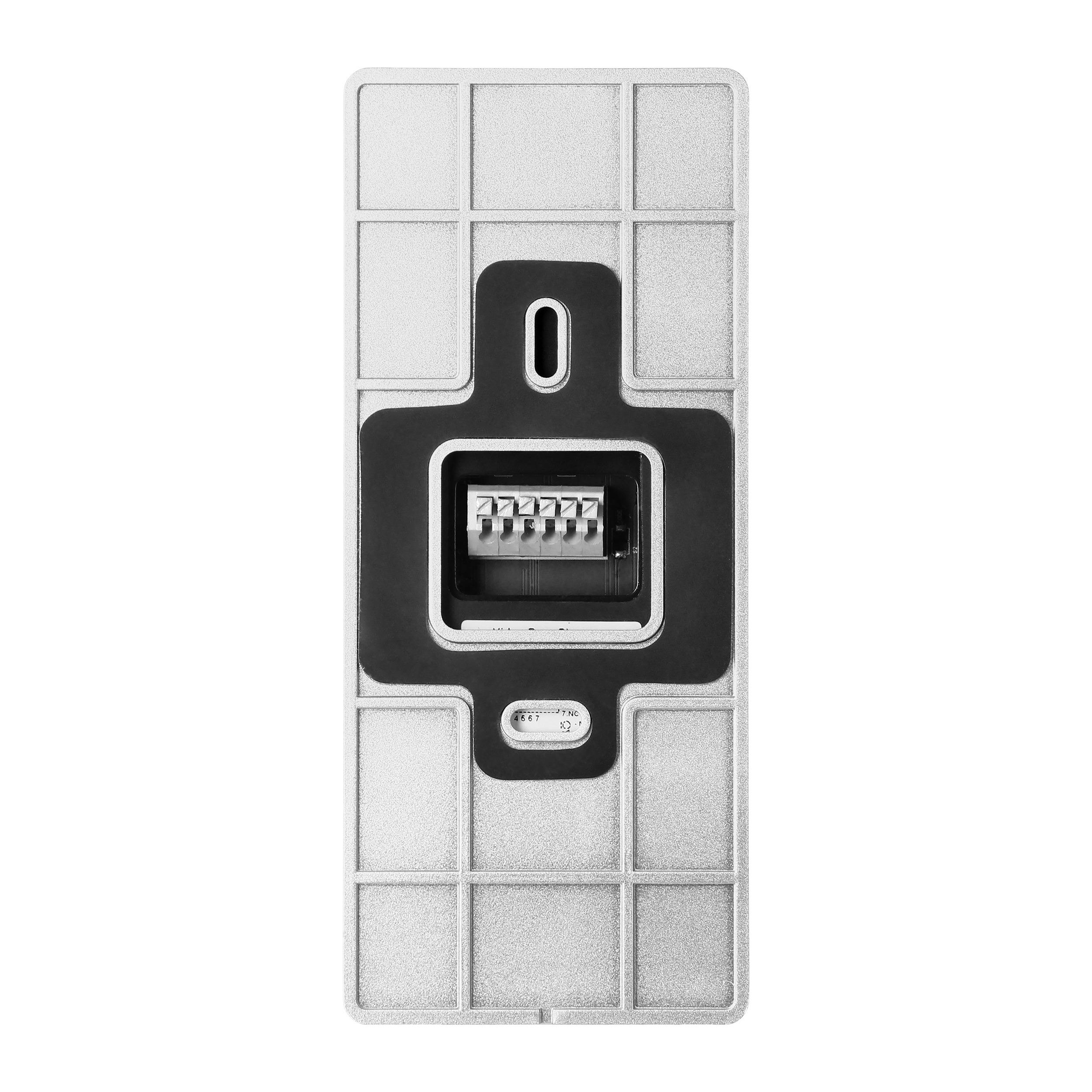Orno Rinkinys „CONESSI Full HD“ vaizdo domofono komplektas, 7 colių LCD monitorius be ragelio, lauko stotelė su RFID kortele ir pultelio skaitytuvu, belaidis internetas ir valdymas per „Tuya“ programėlę