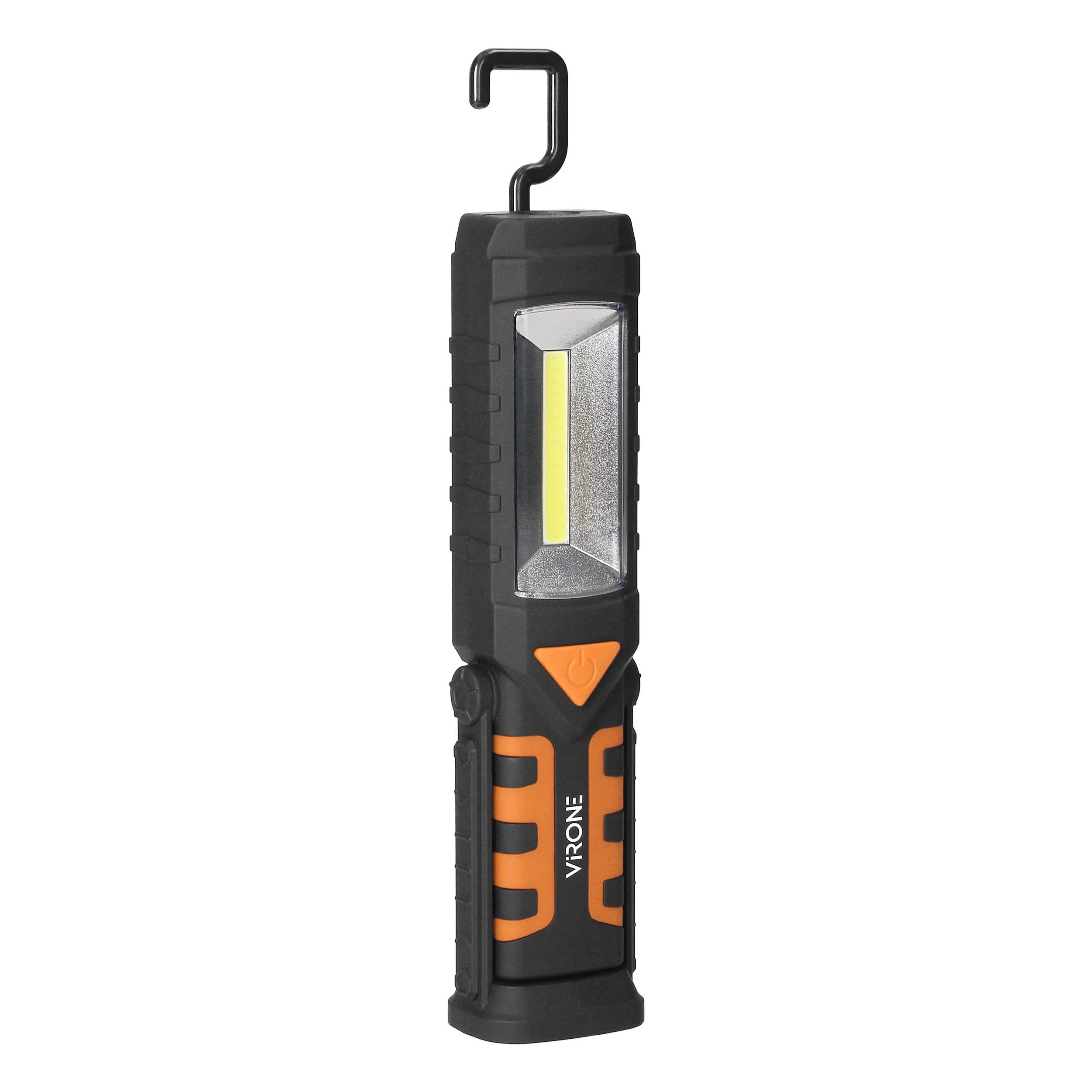 Orno LED COB 3W+1W dirbtuvinis žibintuvėlis su 1200mAh akumuliatoriumi ir powerbank funkcija