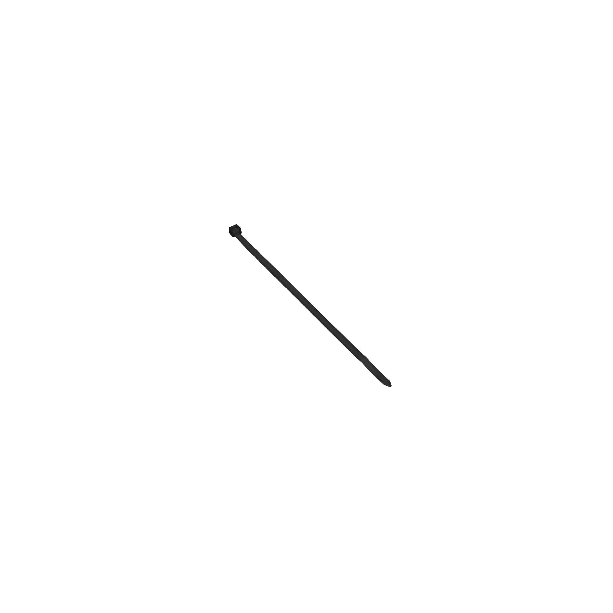 Orno Opaska Kabelių raišteliai, juodi, atsparūs UV spinduliams, plotis 4,8 mm, ilgis 200 mm, 100 vnt.