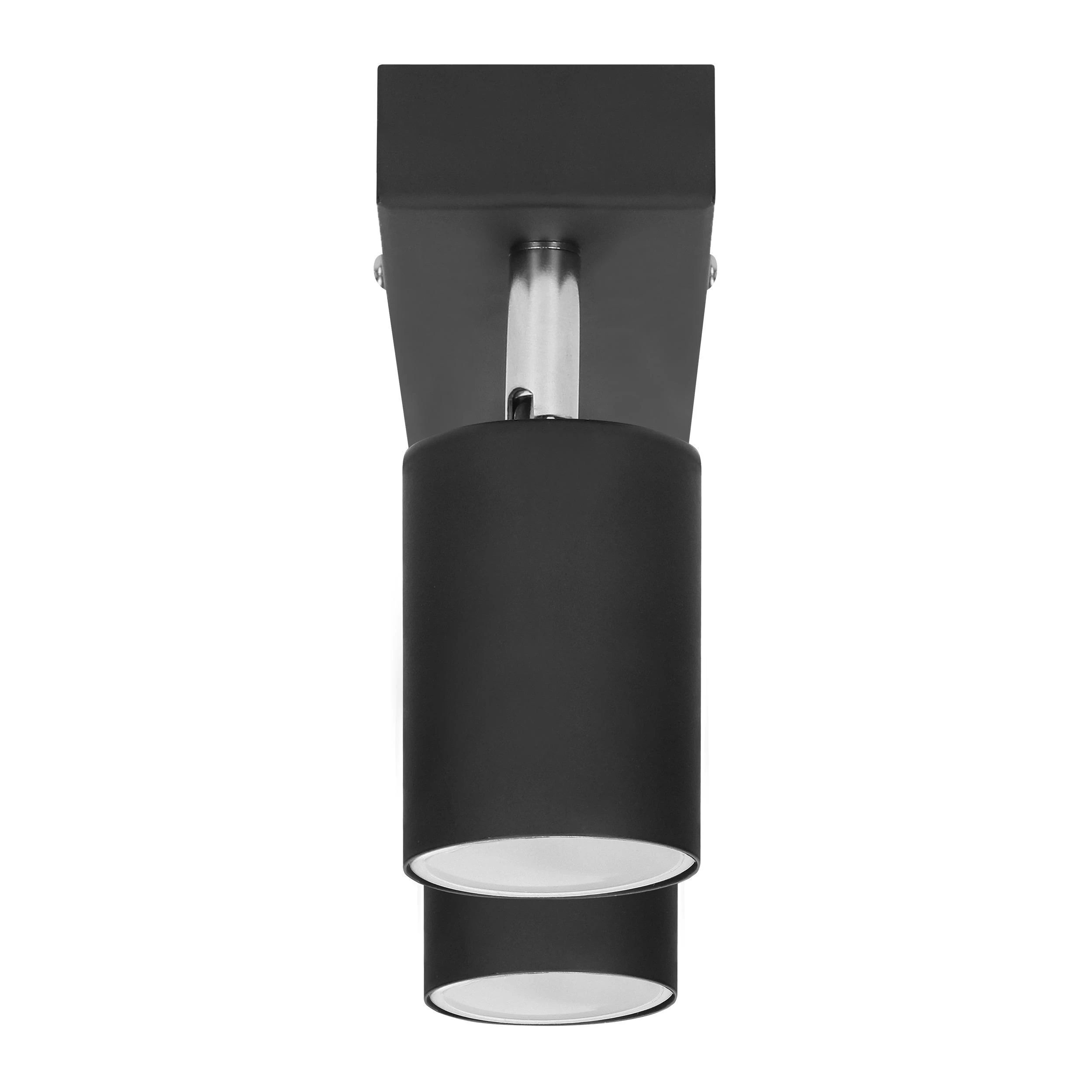 Sieninis šviestuvas Orno DOA SP 2, sieninis-lubinis šviestuvas, GU10, maks. 2x7W, IP20, juodas