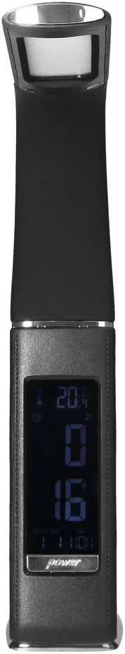 Orno DOLOMIT LED 5W, stalinė lempa su žadintuvu, 300lm, 4000K, juoda