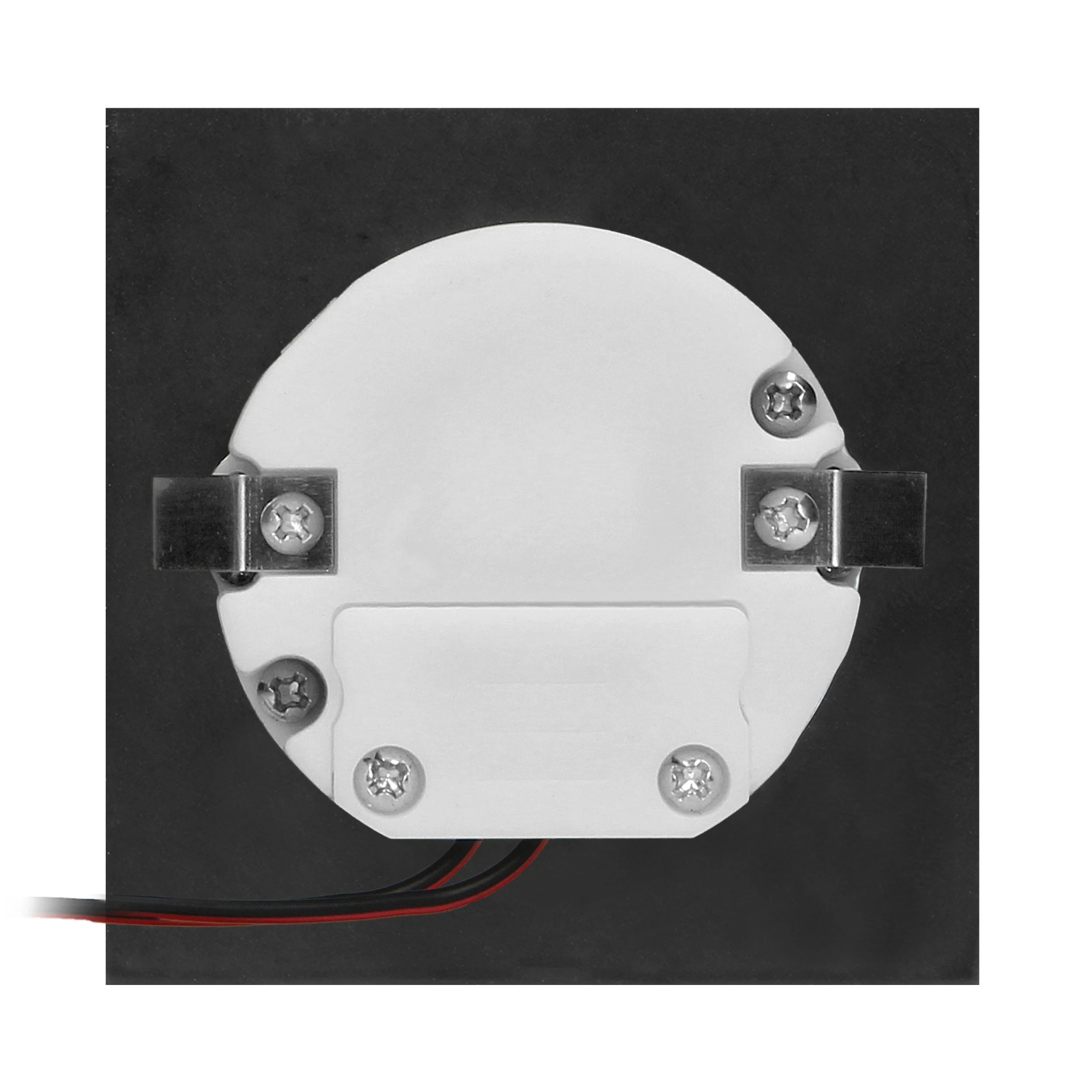 Orno DRACO LED NEW 1.5W, įleidžiamas laiptų šviestuvas, 12VDC, 30lm, 4000K, juodas, su judesio ir prieblandos jutikliu