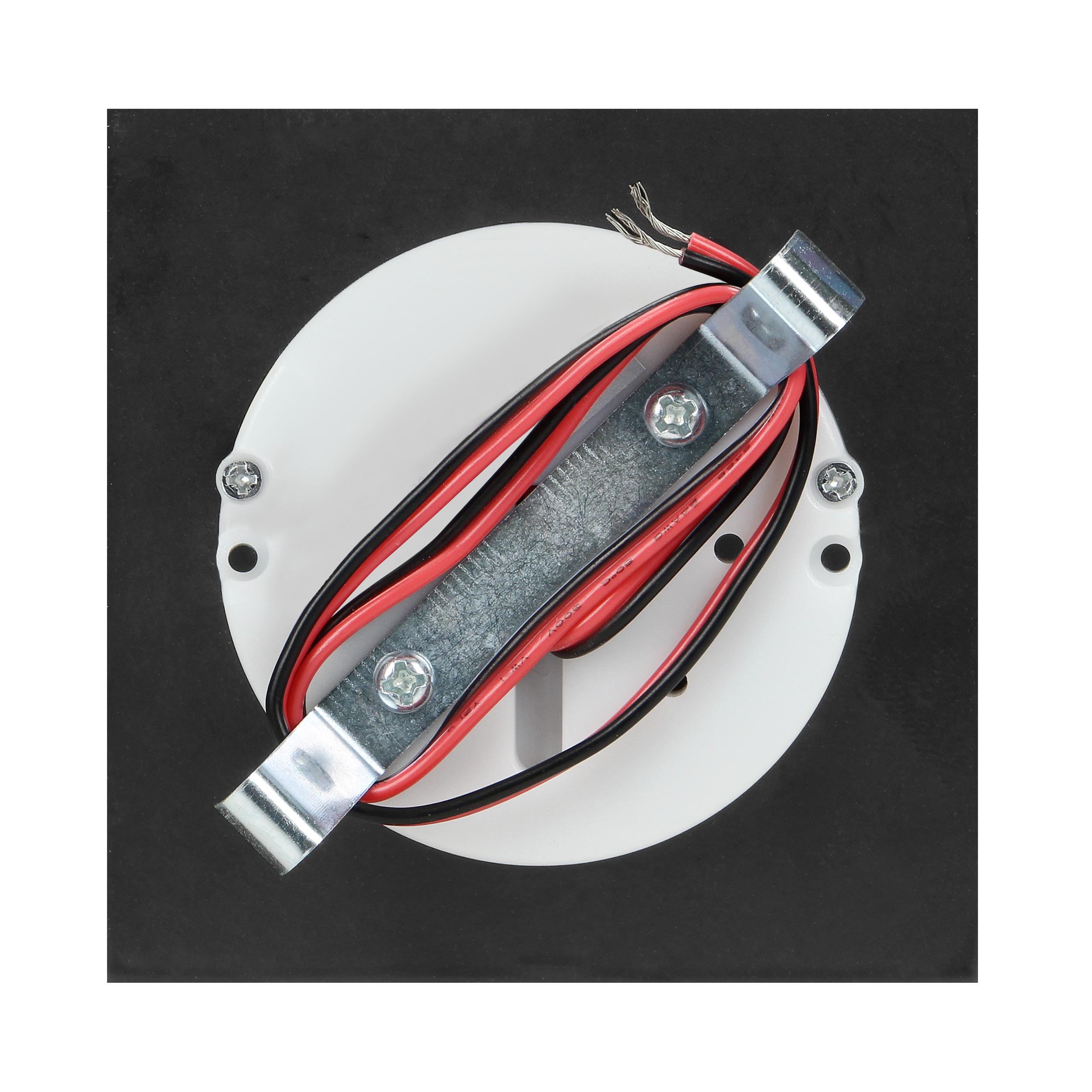 Orno DRACO LED NEW 1.5W, įleidžiamas laiptų šviestuvas, 12VDC, 30lm, 4000K, juodas, inovatyvus tvirtinimo būdas