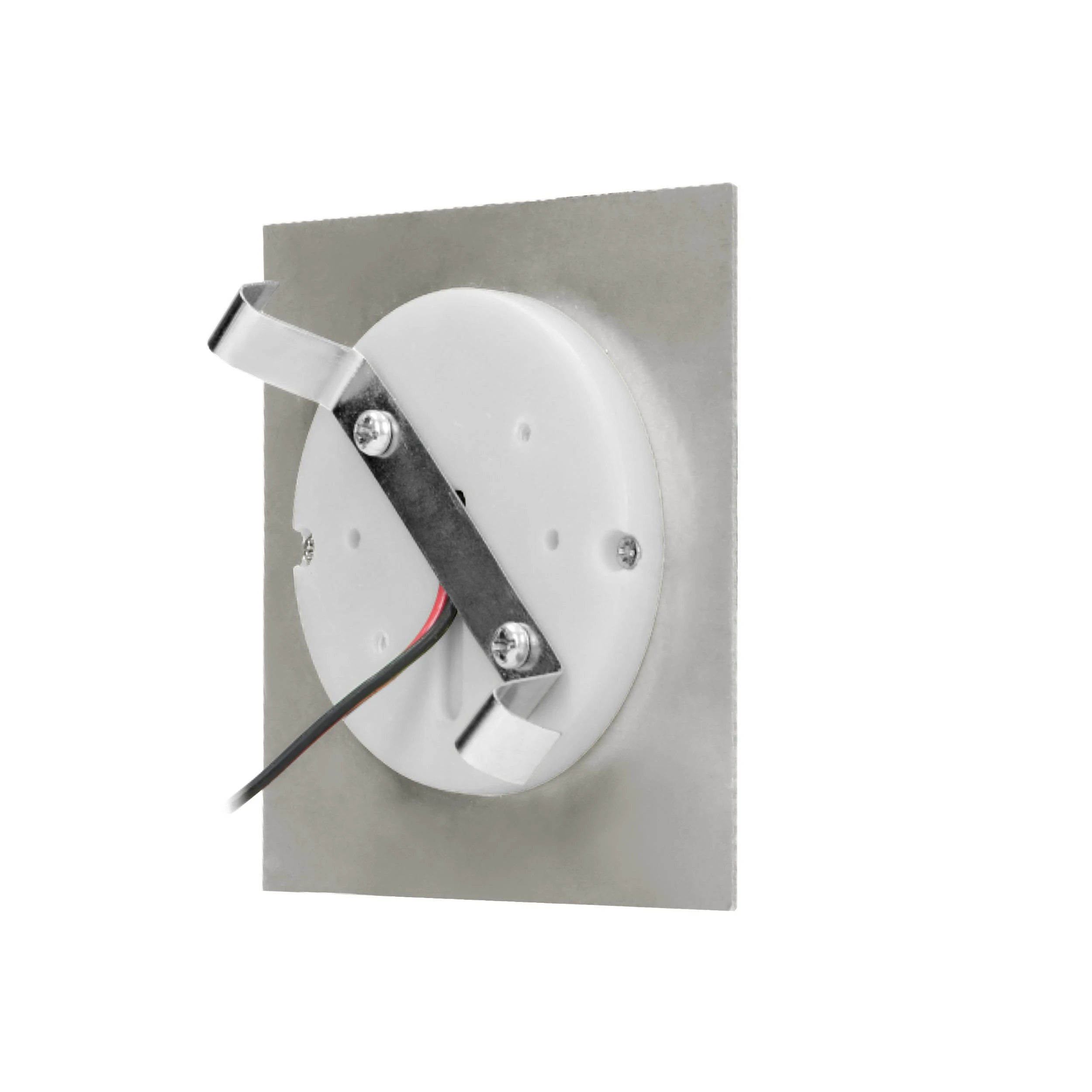 Orno DRACO LED NEW 1.5W, įleidžiamas laiptų šviestuvas, 12VDC, 30lm, 3000K, satinas, novatoriškas tvirtinimo būdas