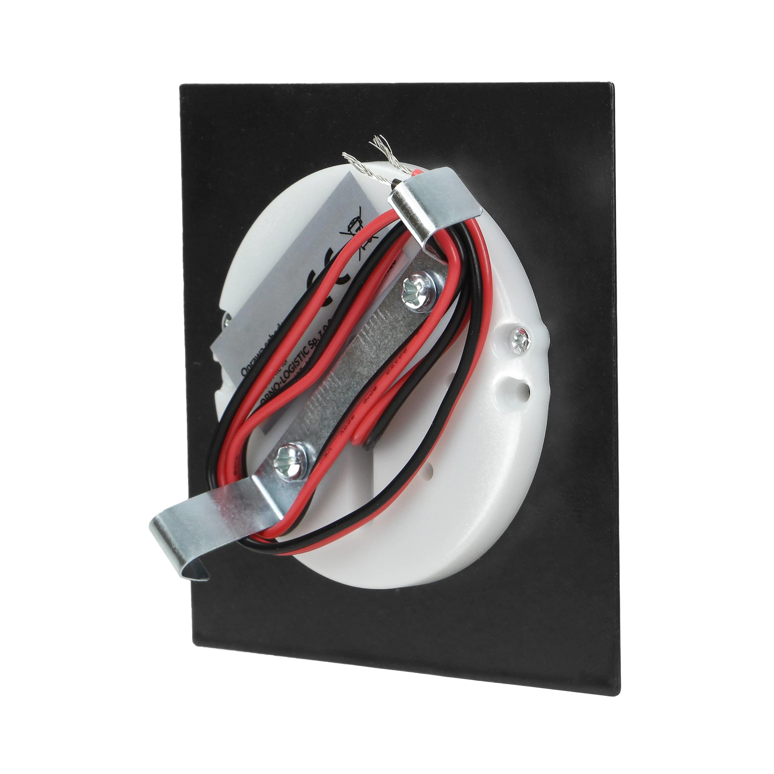 Orno DRACO LED NEW 1.5W, įleidžiamas laiptų šviestuvas, 12VDC, 30lm, 6000K, juodas, inovatyvus tvirtinimo būdas
