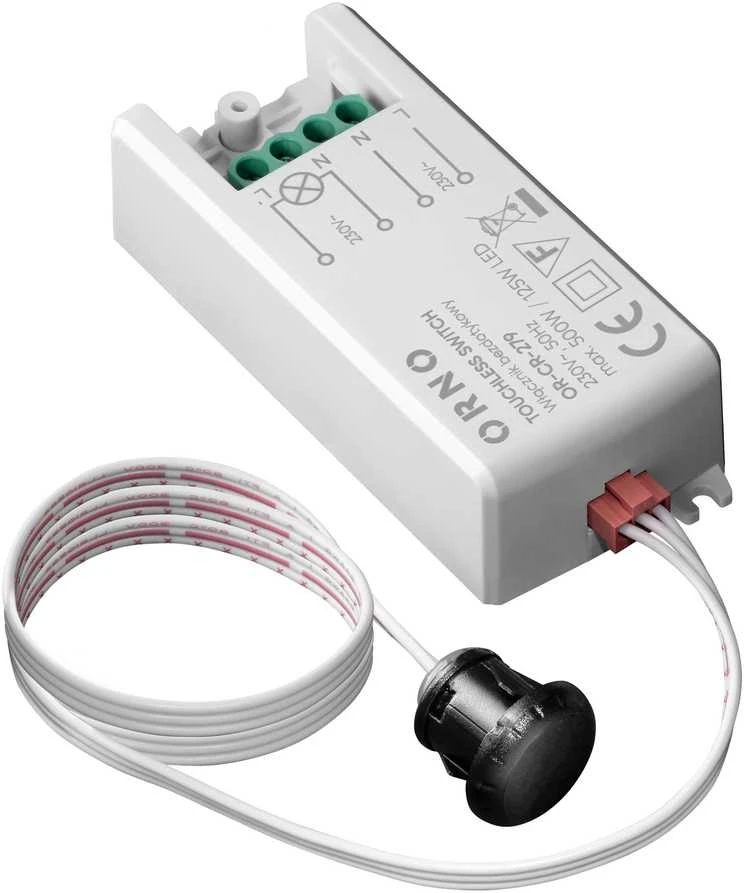 Orno Jungiklis Dvipolis bekontaktis jungiklis, IP20, 500 W