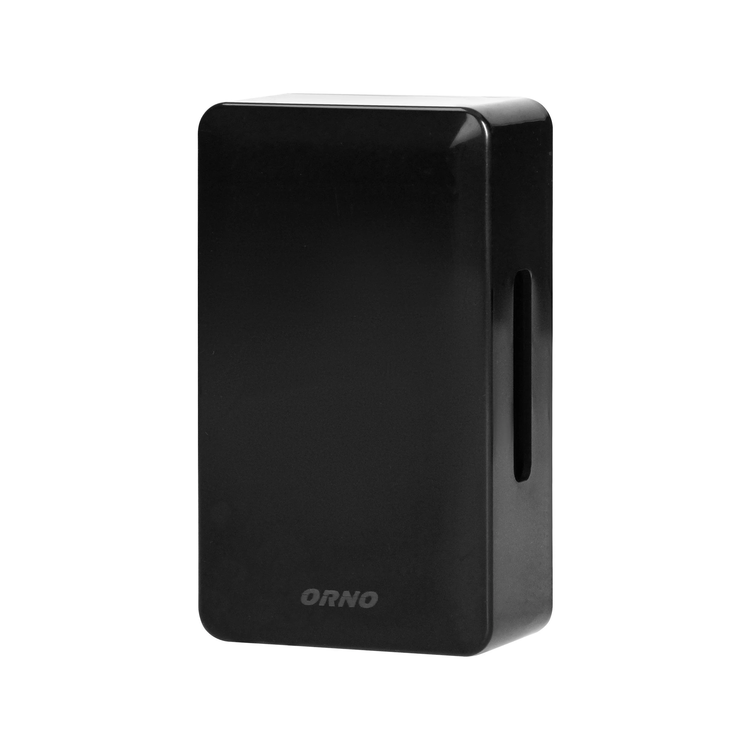 Orno Dzwonek BREVIS MINI AC dviejų tonų elektromechaninis skambutis, 230 V, juodas
