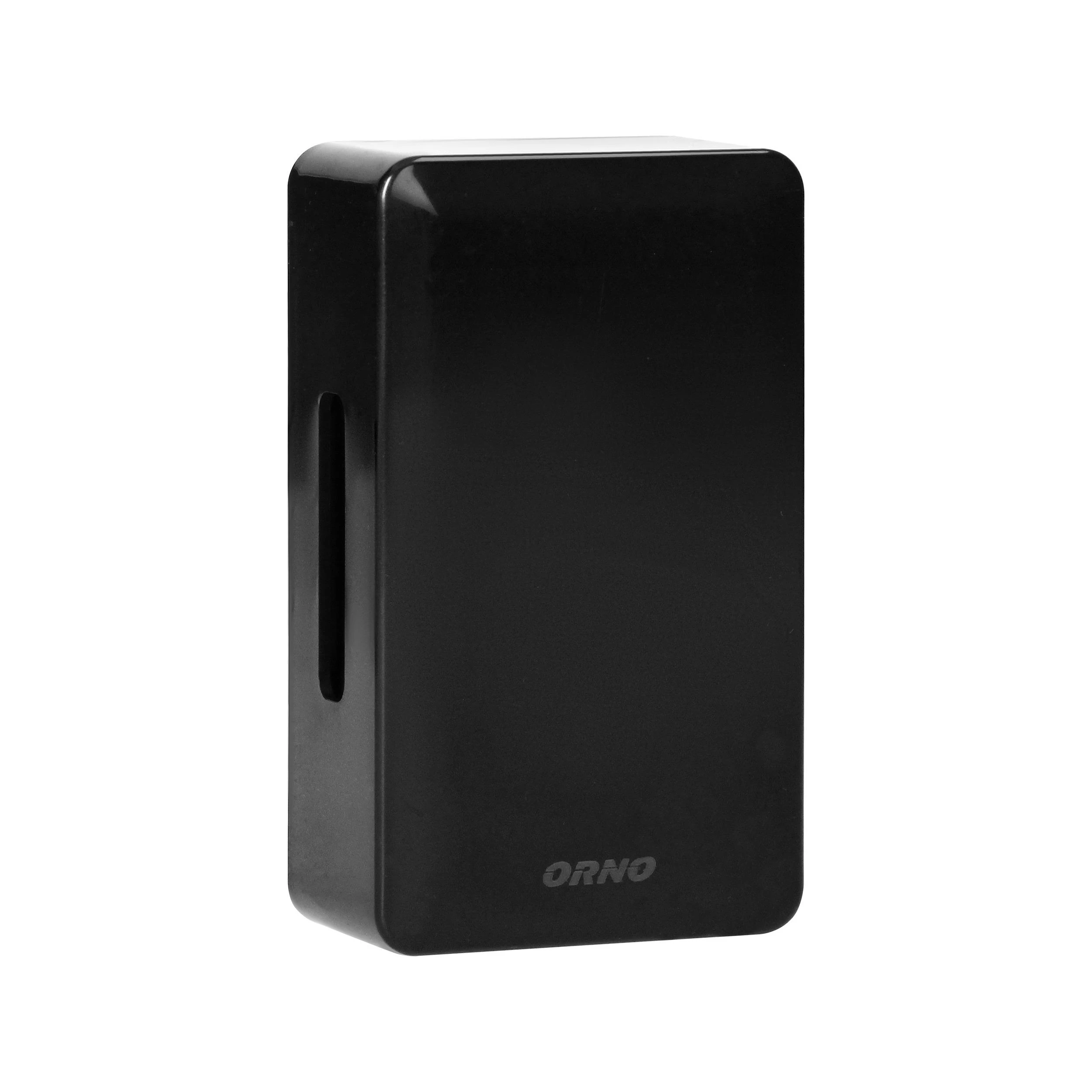 Orno Dzwonek BREVIS MINI AC dviejų tonų elektromechaninis skambutis, 230 V, juodas