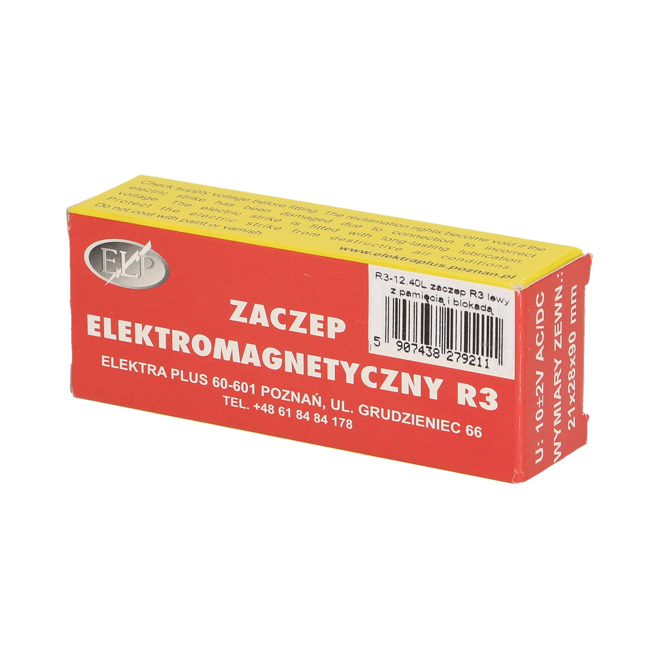 Orno Elektrinis smūgis su atmintimi ir užraktu, kairėje