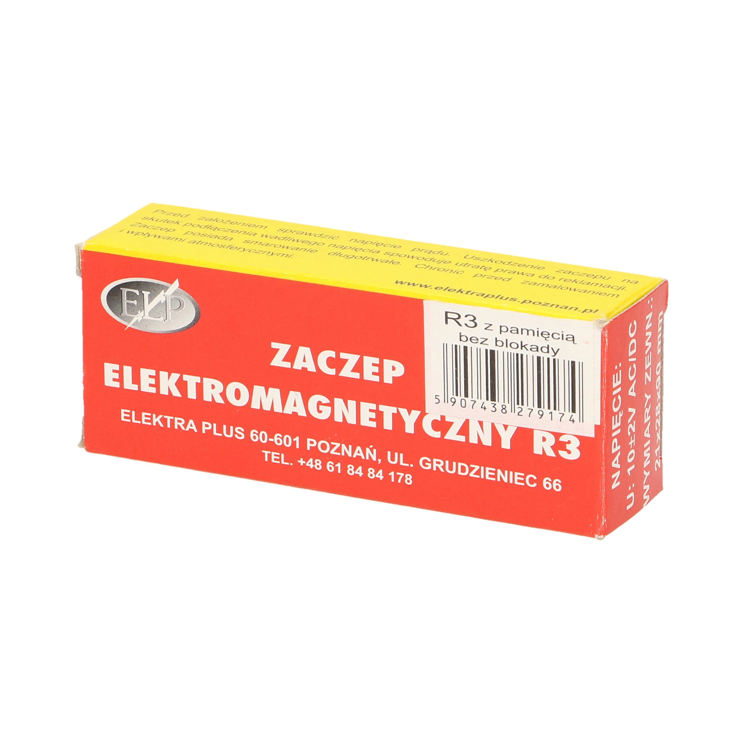 Orno Elektrinis smūgis su atmintimi, kairėje