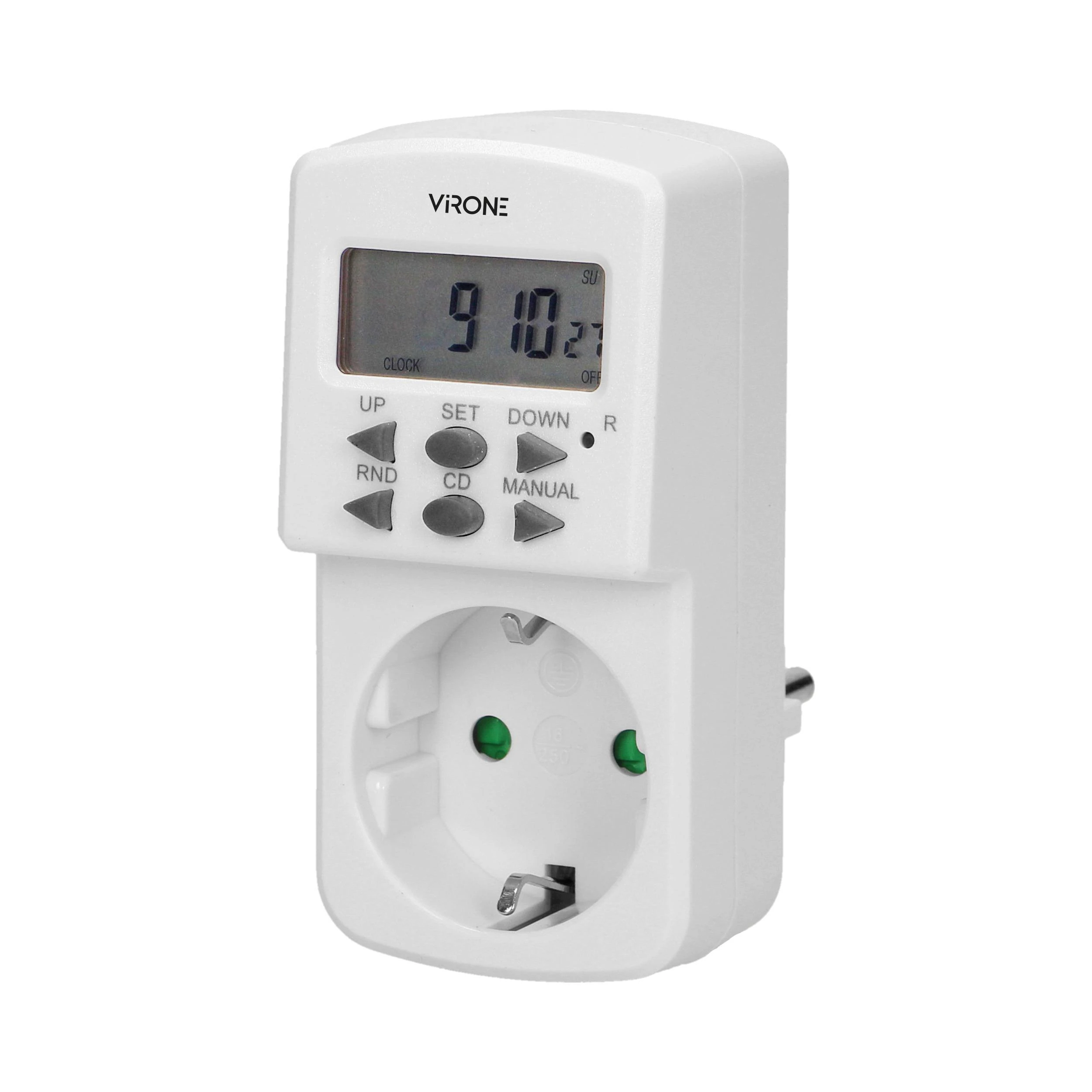 Orno Elektroninis Elektroninis laikmatis, MINI, 1800 W, 8 A, 10 programų, „Schuko“ versija