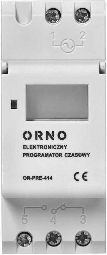 ORNO ELECTORIC LAIKAS PROGRAMAVIMAS