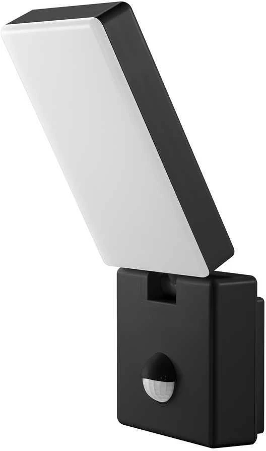 Orno ENID LED 10W, sodo šviestuvas su PIR judesio jutikliu, 800lm, IP65, 4000K, juodas