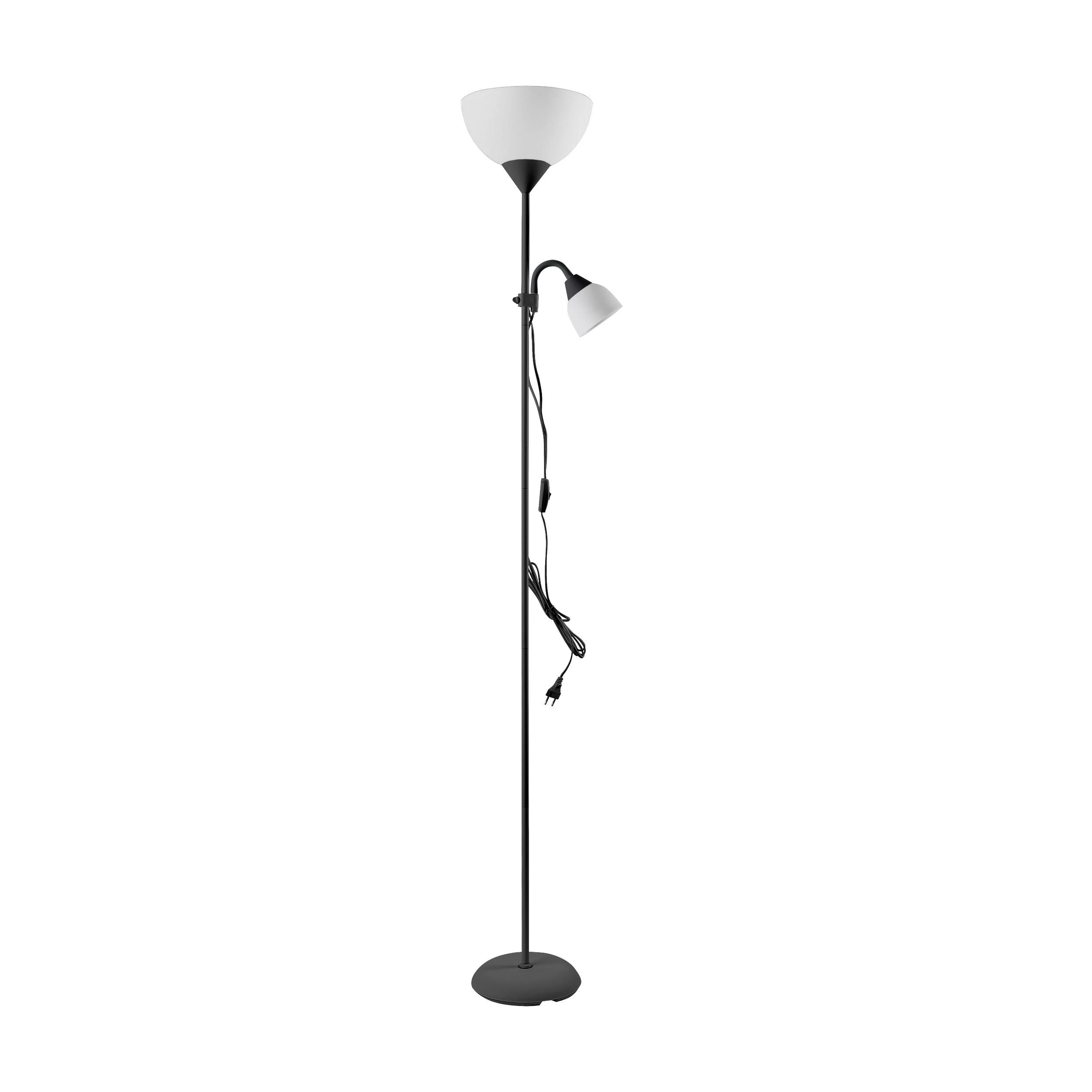 Orno Lampa URLAR toršeras, 175 cm, maks. 25 W E27, maks. 25 W E14, juodas
