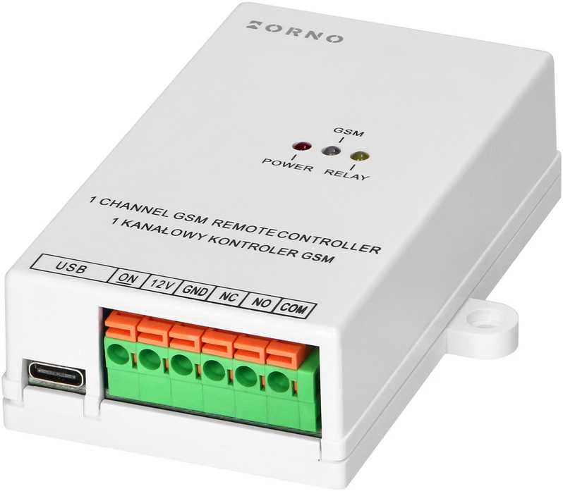 Orno Kontroler GSM vartų valdiklis su USB prievadu, 4G