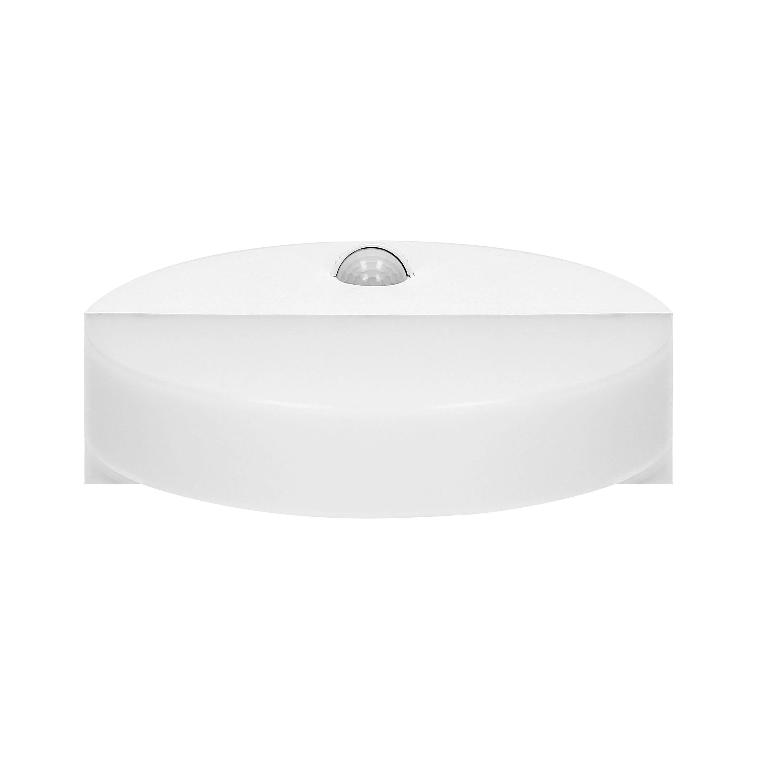 Sieninis šviestuvas Orno HALIT LED 10W, sodo šviestuvas su judesio jutikliu 140°, 600lm, IP65, 4000K, IK10, baltas