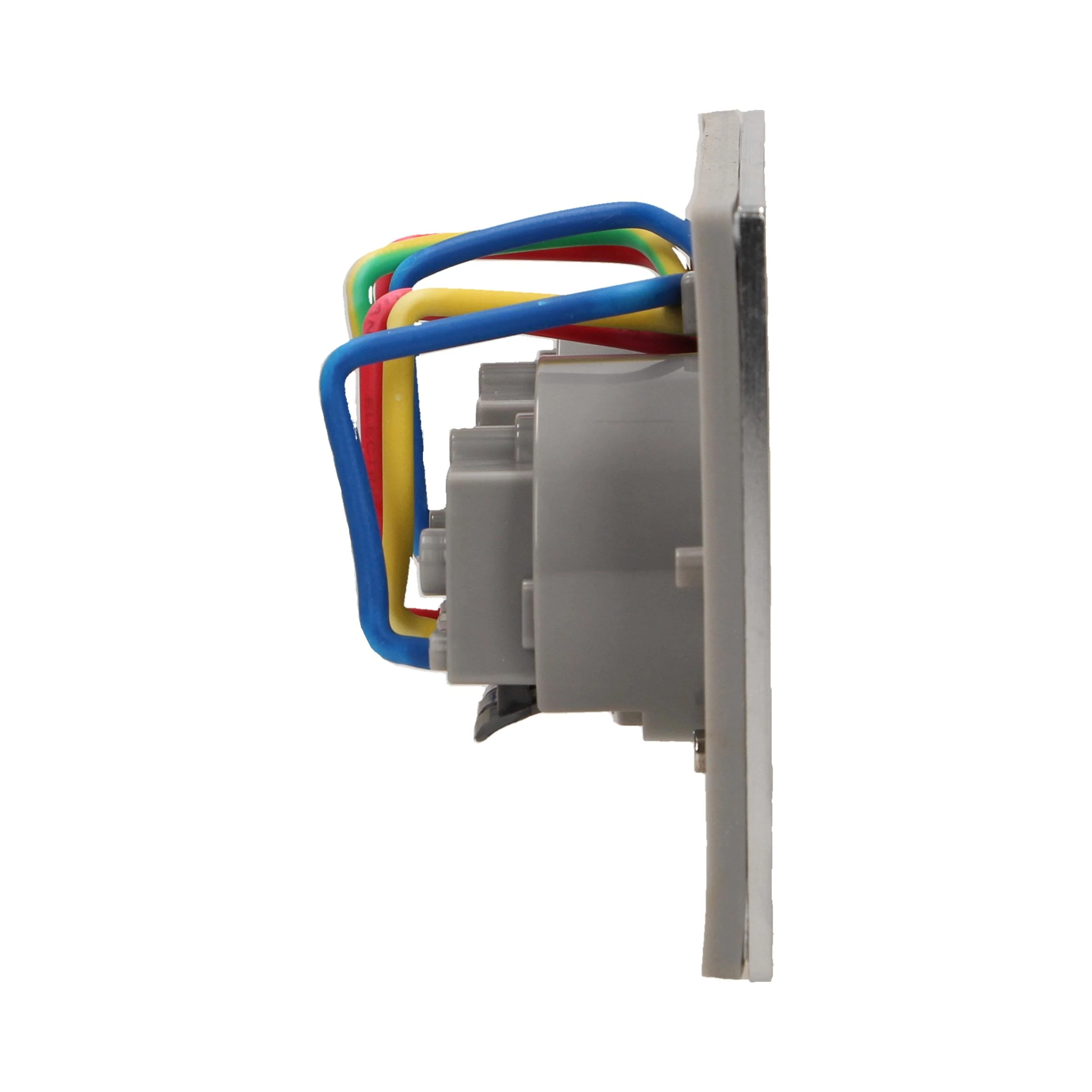 Orno Įleidžiamas kištukinis lizdas 2x250V OR-AE-1398, inox