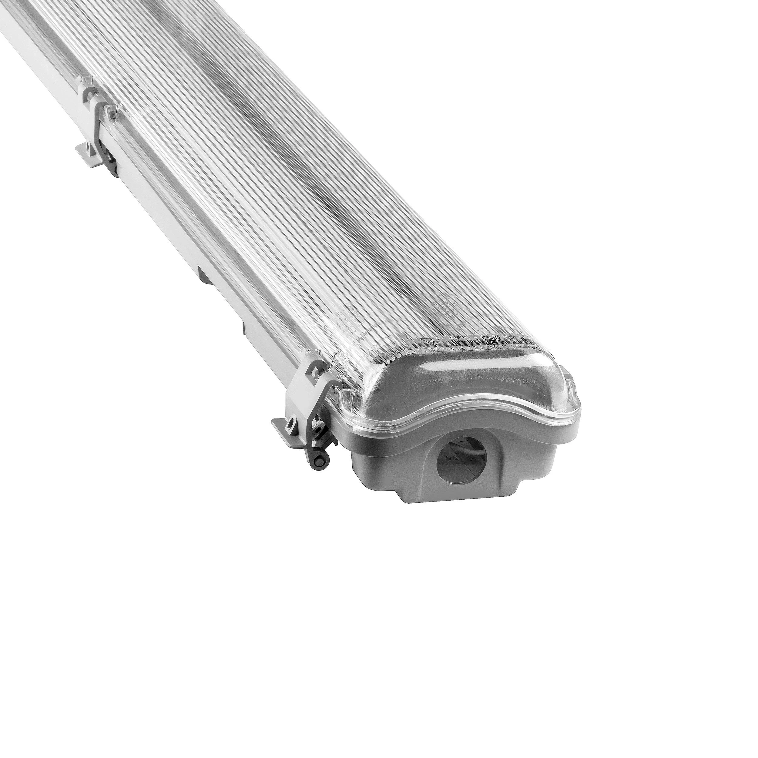 Orno Oprawa Hermetiškas šviestuvas VUMBI II T8 LED 2x18W, 3600lm, IP65, 4000K, komplekte yra fluorescencinės lempos
