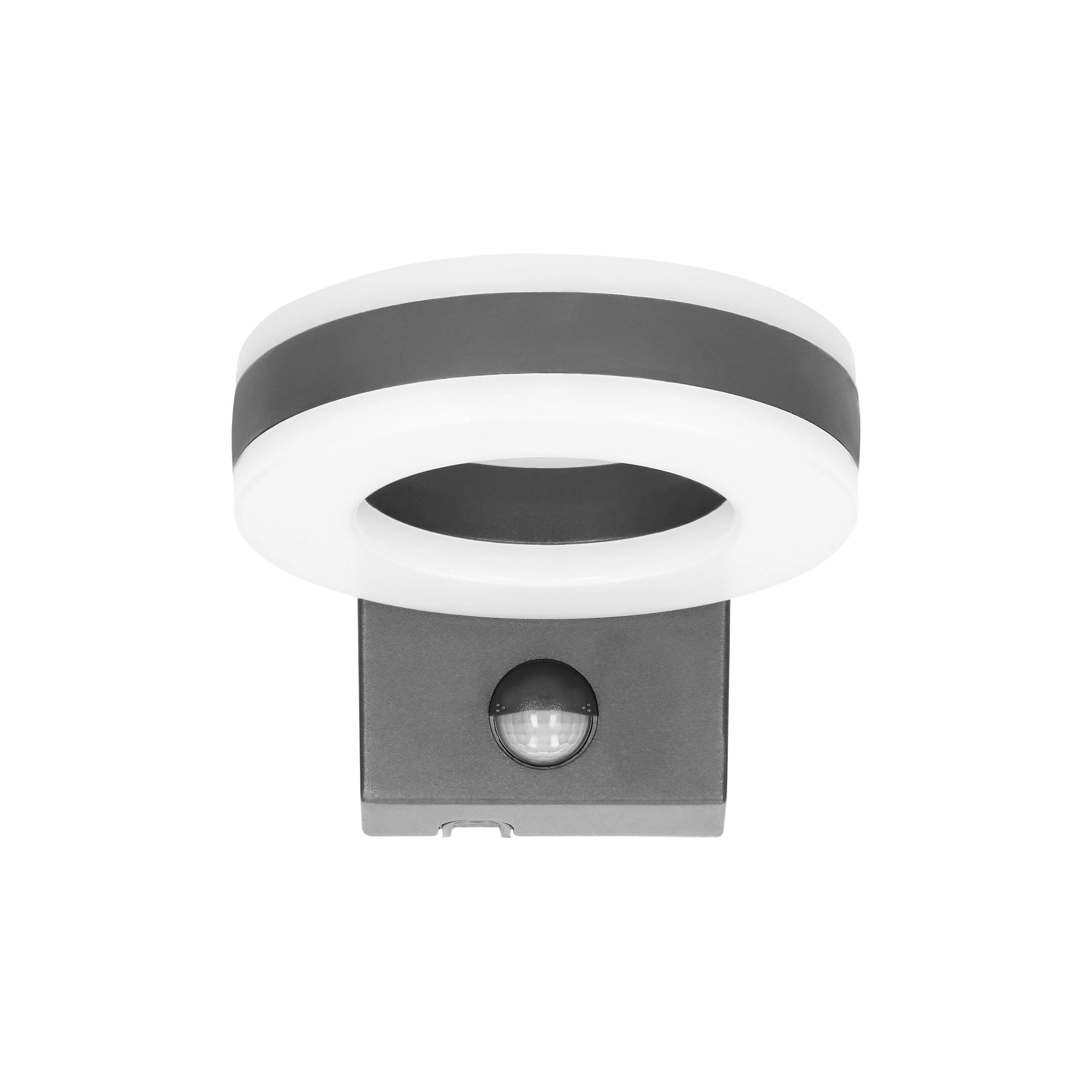 Sieninis šviestuvas Orno HOWLIT LED 20W, sodo šviestuvas su judesio jutikliu, 1800lm, IP65, 4000K, pilkas