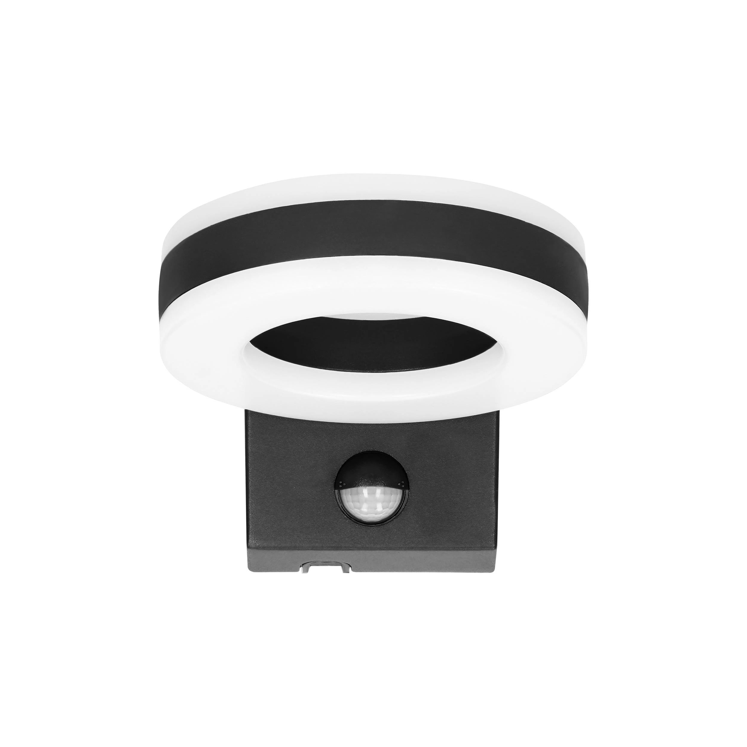 Sieninis šviestuvas Orno HOWLIT LED 20W, sodo šviestuvas su judesio jutikliu, 1800lm, IP65, 4000K, juodas