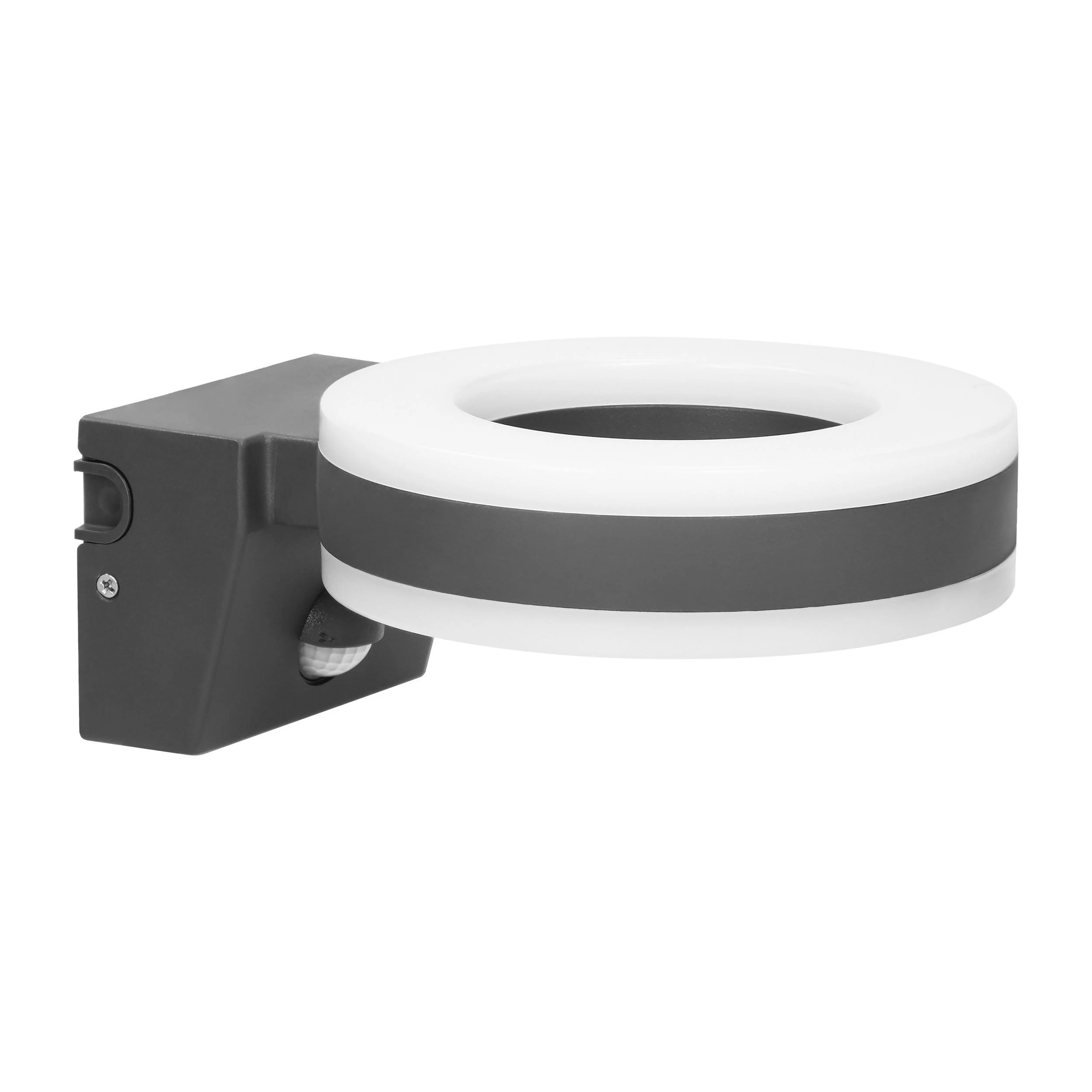Sieninis šviestuvas Orno HOWLIT LED 20W, sodo šviestuvas su judesio jutikliu, 1800lm, IP65, 4000K, pilkas