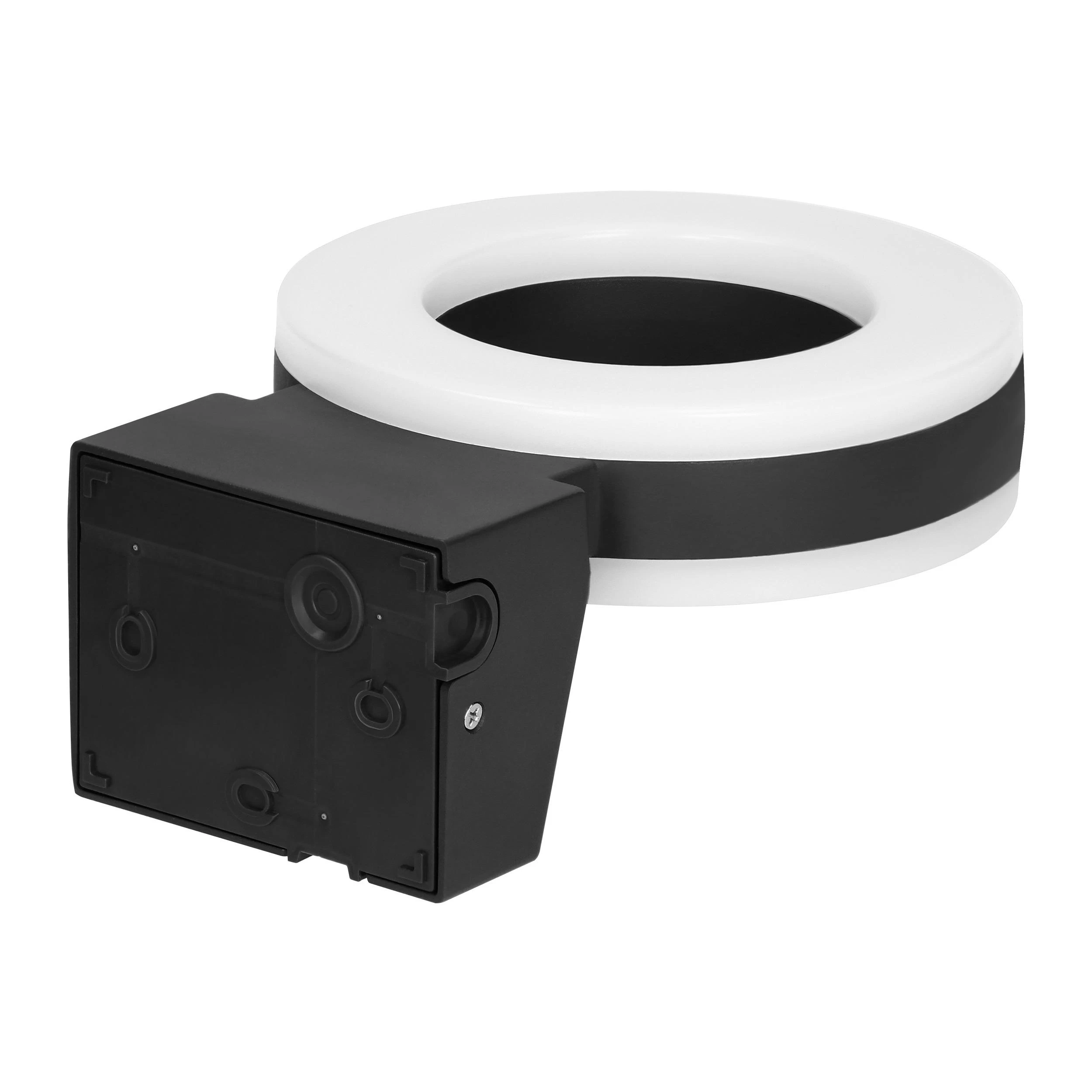 Sieninis šviestuvas Orno HOWLIT LED 20W, sodo šviestuvas su judesio jutikliu, 1800lm, IP65, 4000K, juodas