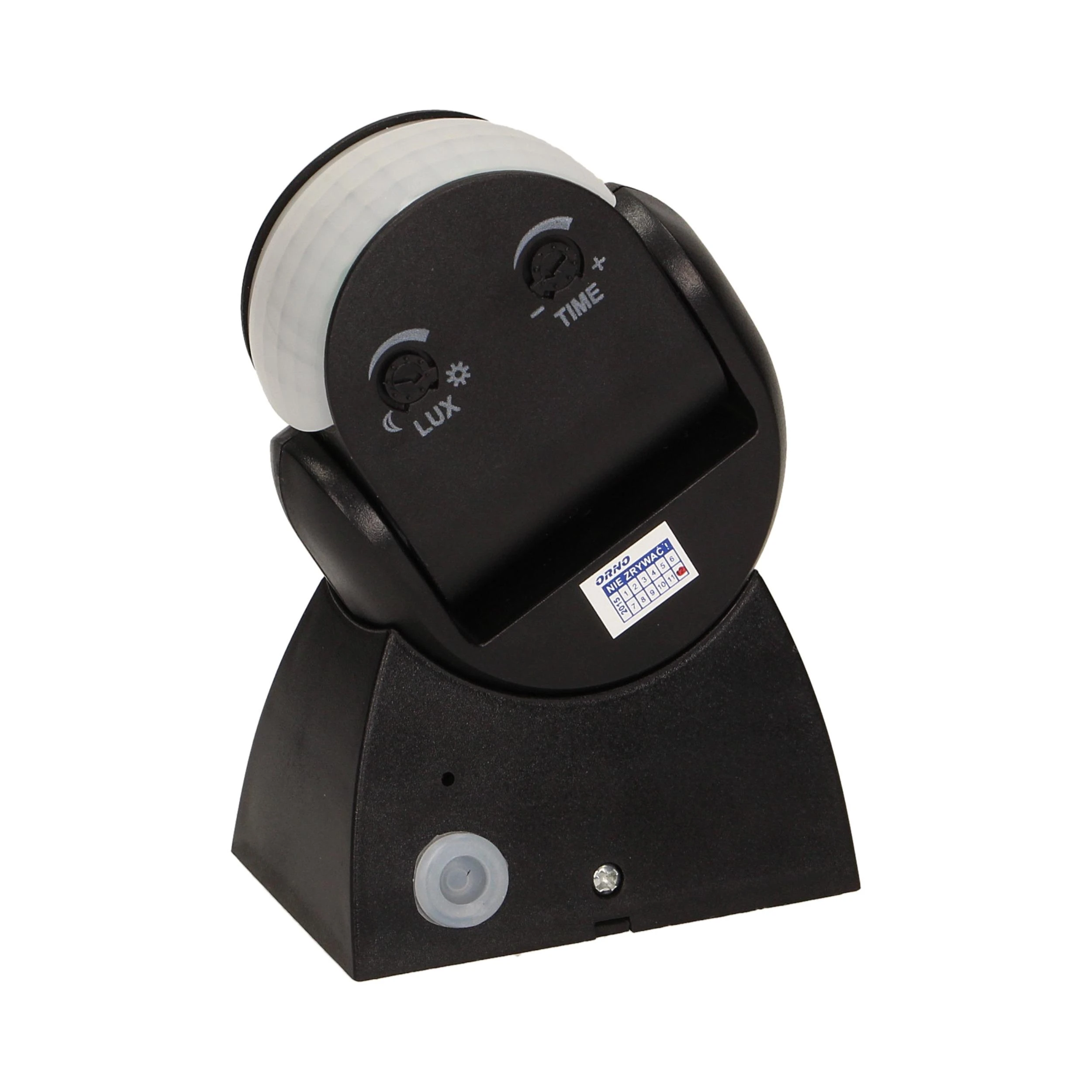 Energizer ORNO MOTION SENSOR 180 DEGREE IP65, 1200 W Juodas VERTICAL AND HORIZONTAL ADJUSTMENT &&