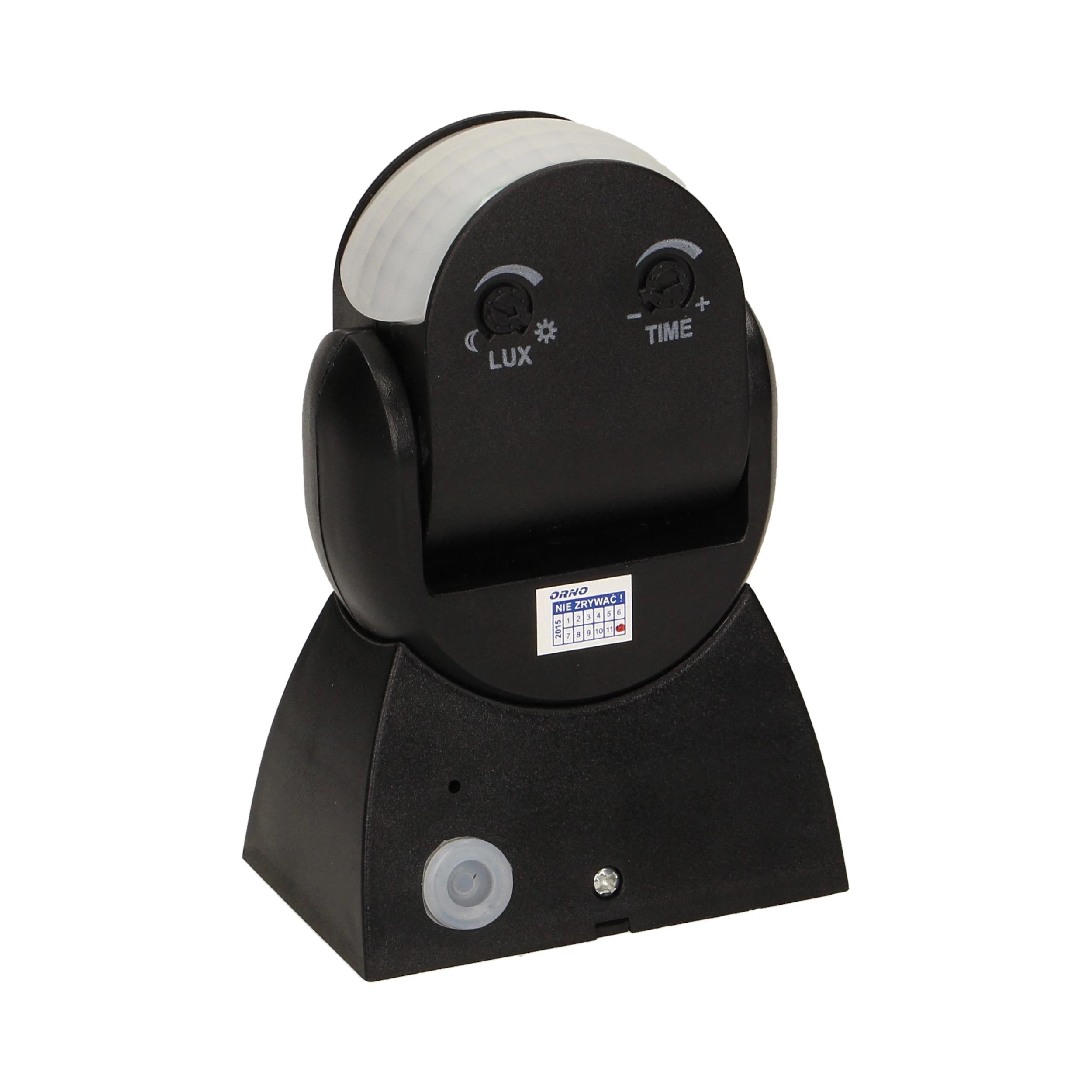 Energizer ORNO MOTION SENSOR 180 DEGREE IP65, 1200 W Juodas VERTICAL AND HORIZONTAL ADJUSTMENT &&
