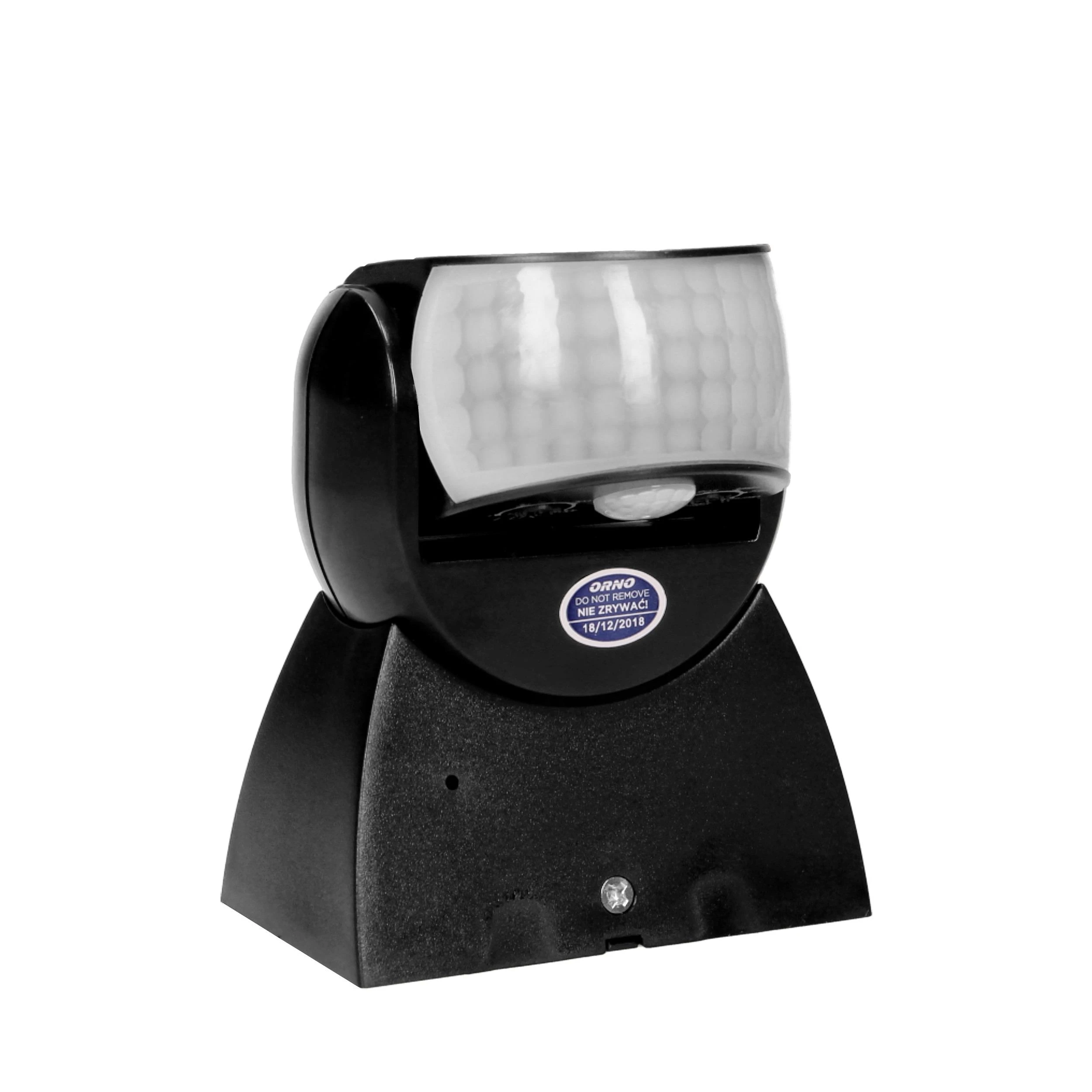 Orno Czujnik 360/180 laipsnių judesio jutiklis, 2 jutikliai, IP65, 1200 W, juodas