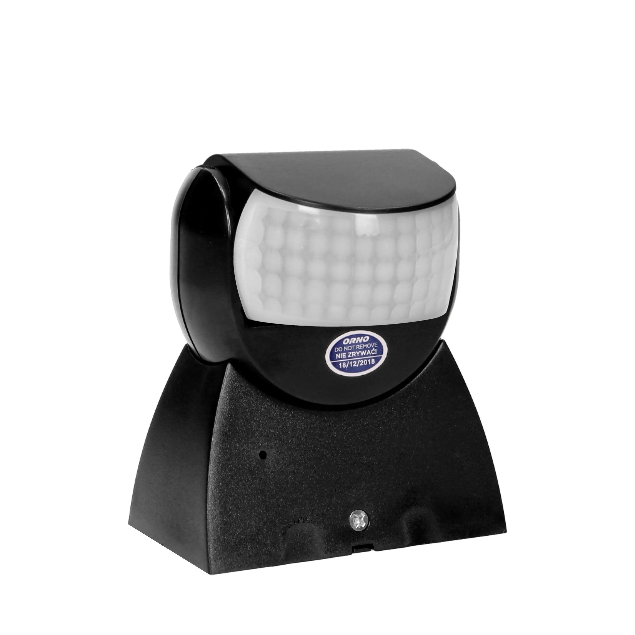 Orno Czujnik 360/180 laipsnių judesio jutiklis, 2 jutikliai, IP65, 1200 W, juodas