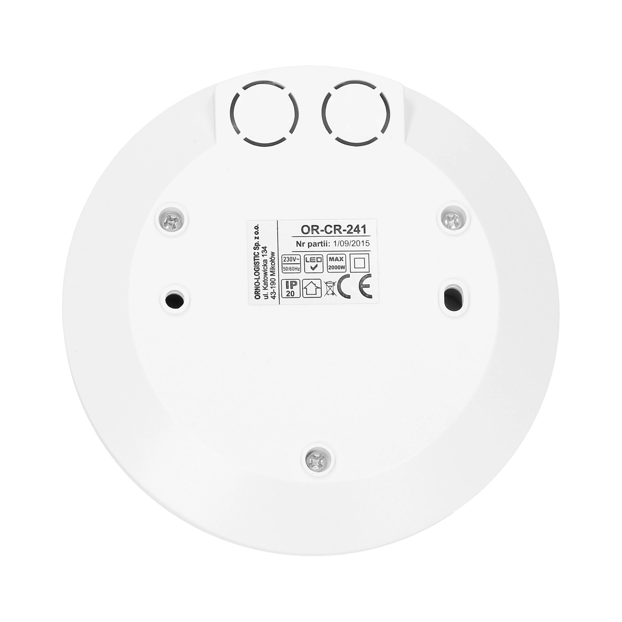 ORNO JUDĖJIMO JUTIKLIS 360ST ULTRA FLAT 2000W