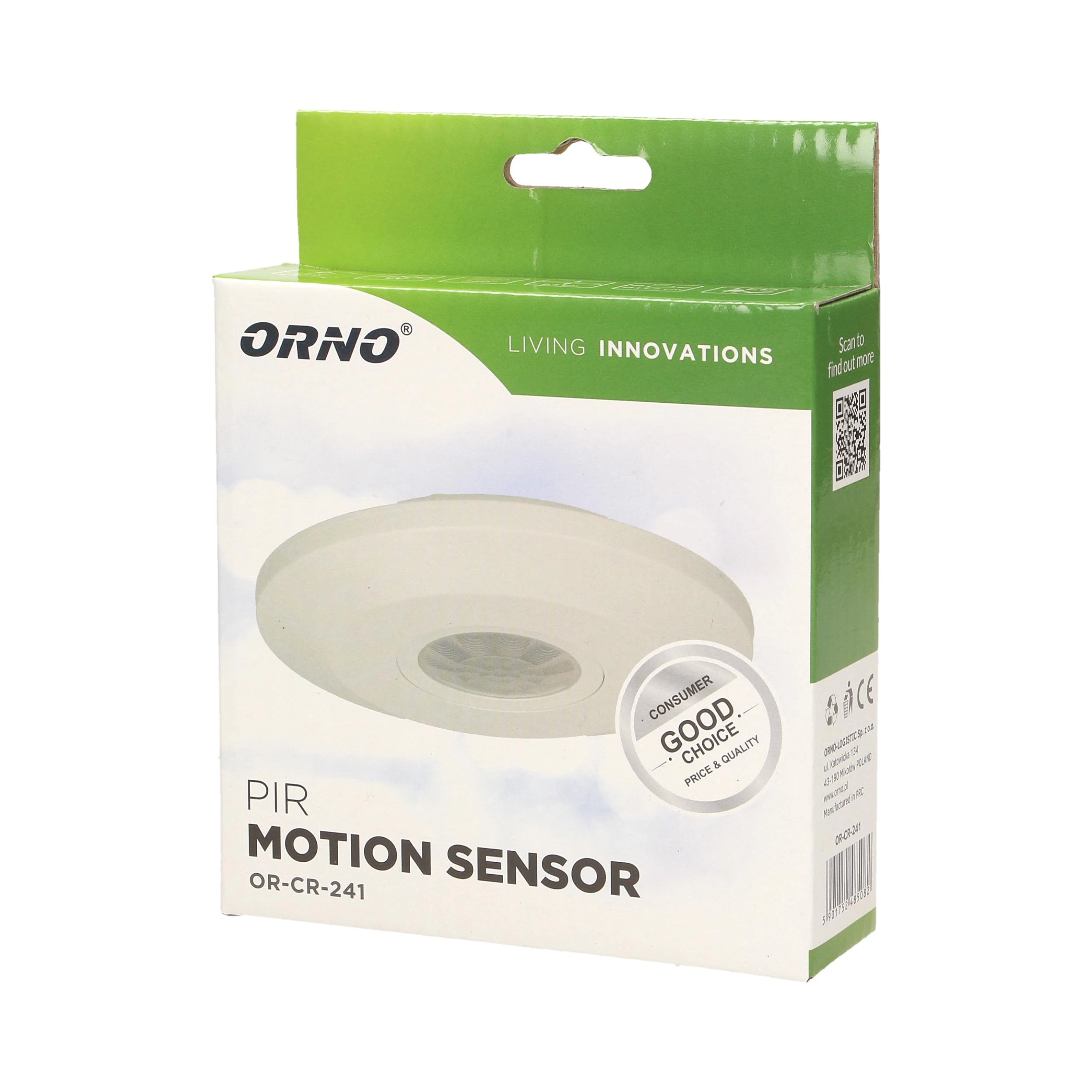 ORNO JUDĖJIMO JUTIKLIS 360ST ULTRA FLAT 2000W