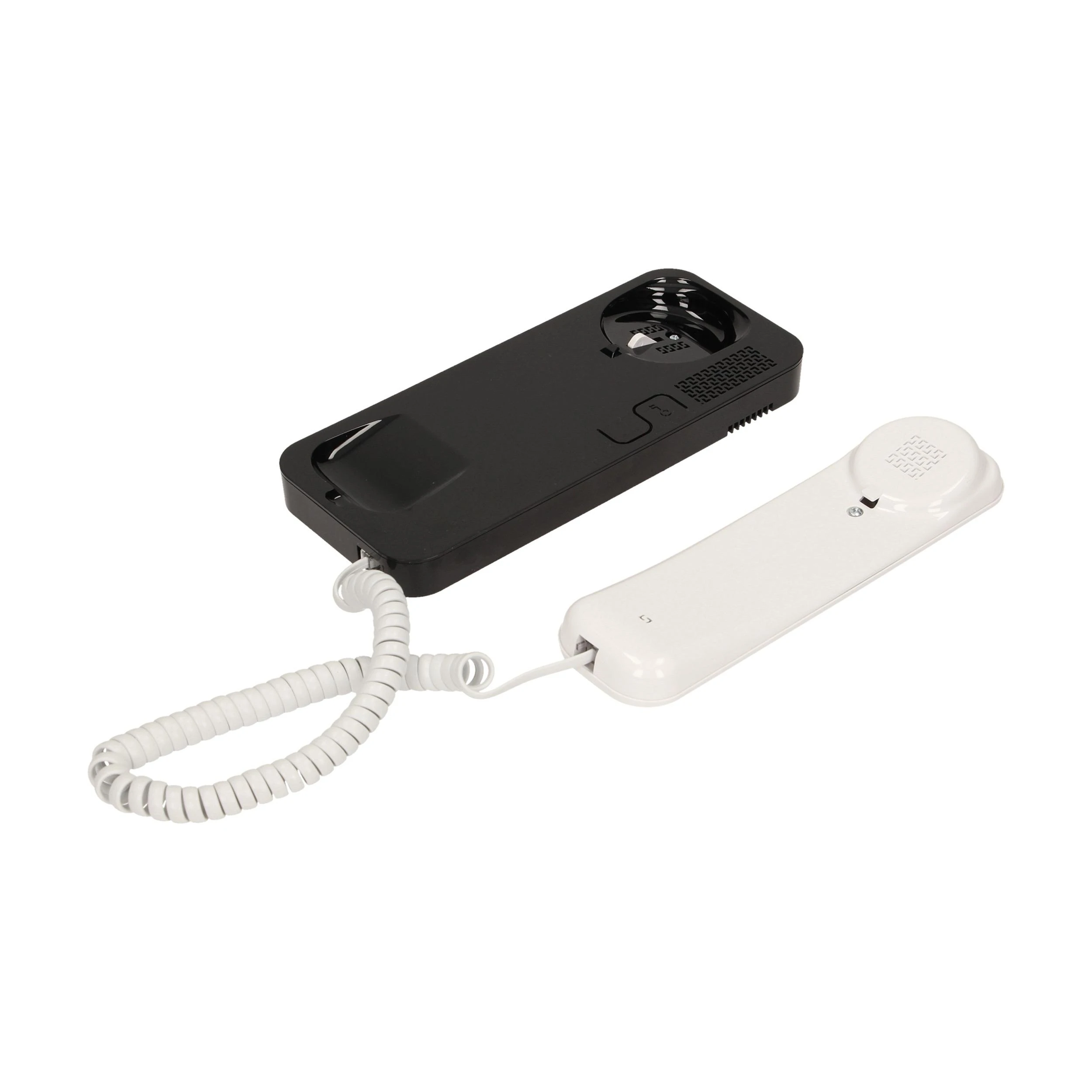 Orno Kelių kambarių uniphone, skirtas 4,5,6 laidų SMART 5P, CYFRAL instaliacijoms, balta ir juoda