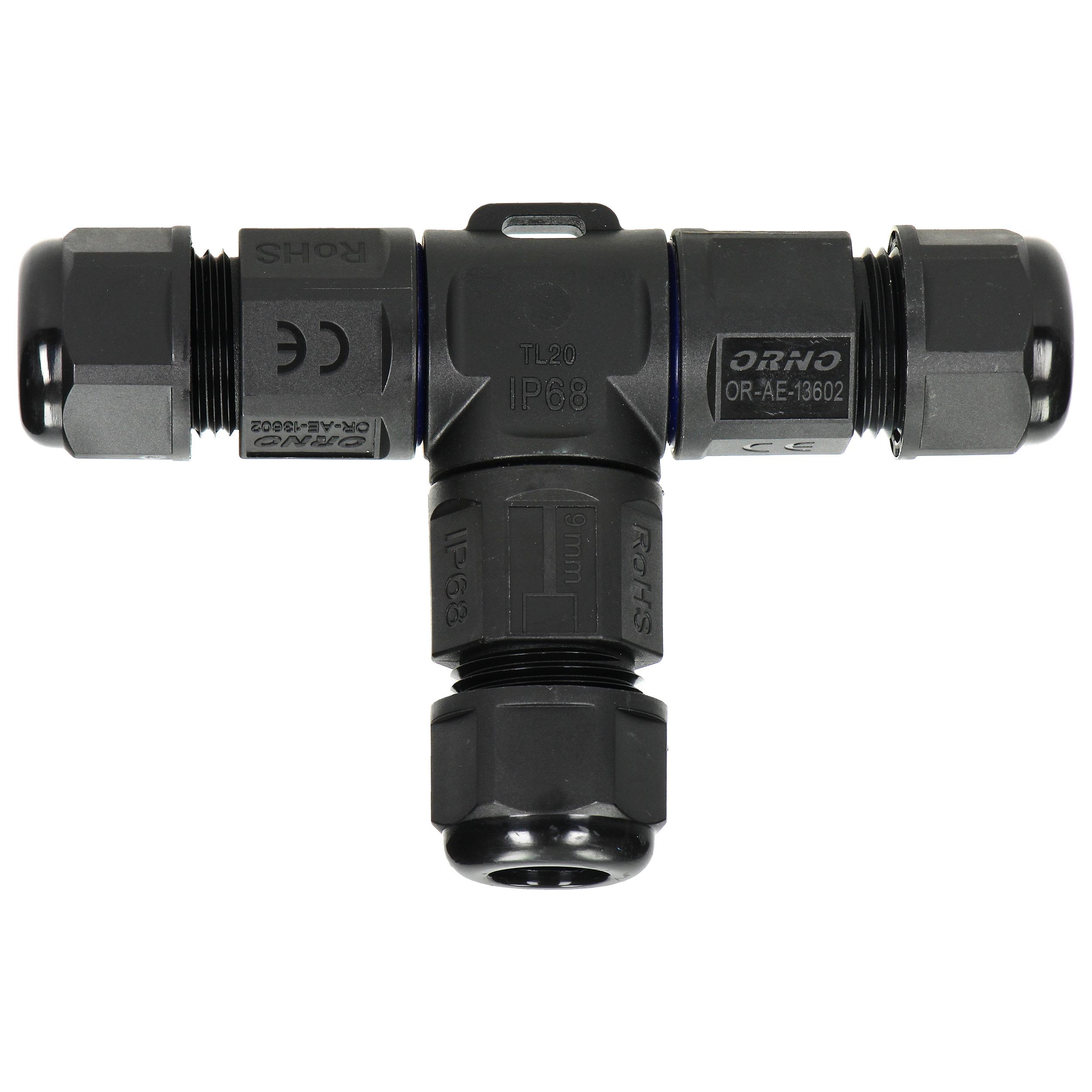 ORNO CABLE JUNGTIS T-TEE IP68, modelis - OR-AE-13602, žema