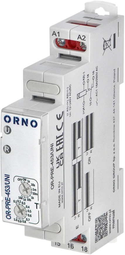 LAIKO RELĖS MODULIS OR-PRE-453/UNI ORNO