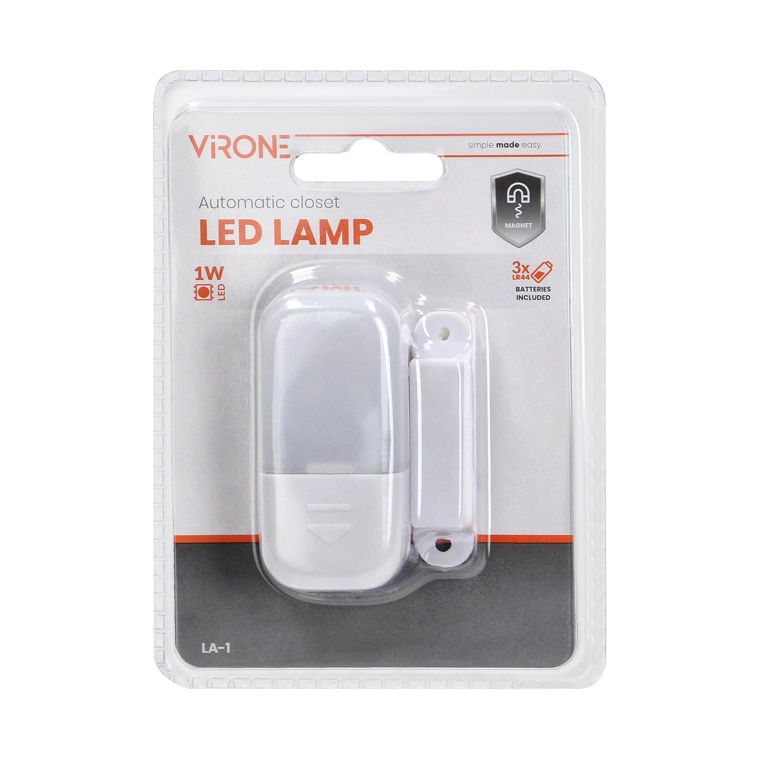 Orno Lampka Magnetinė LED lempa 3 x LR44