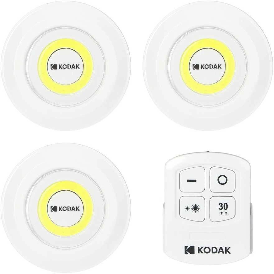 Orno 3 belaidės lempos su nuotolinio valdymo laikmačiu „Kodak Home 130“