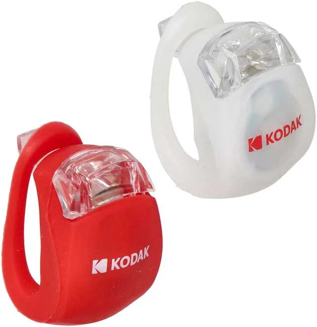 Orno „Kodak“ lempos dviračių / paspirtukų „Led Kodak“ 2 vnt. priekis ir galinis Ip64 (SB5134)