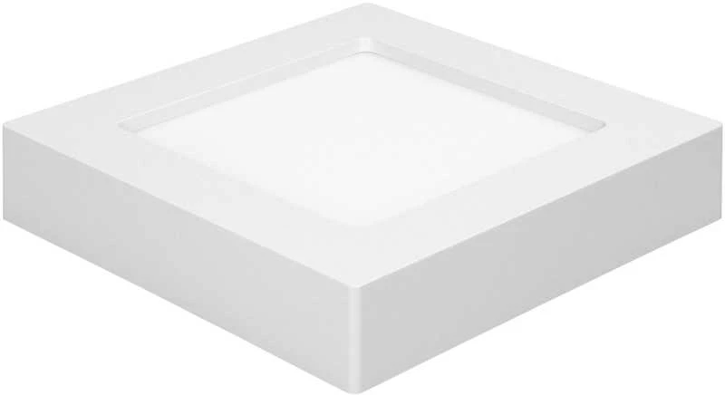 Orno LETI LED 12W, įleidžiamas šviestuvas, paviršinio montavimo, kvadratinis, 800lm, 3000K, baltas, su integruotu LED maitinimo šaltiniu