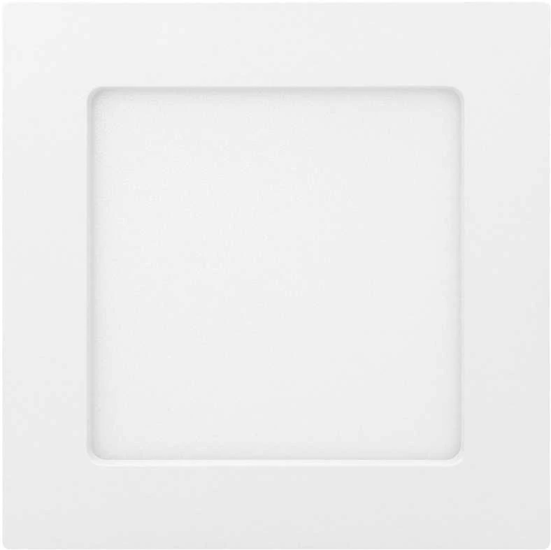 Orno LETI LED 12W, įleidžiamas šviestuvas, paviršinio montavimo, kvadratinis, 800lm, 3000K, baltas, su integruotu LED maitinimo šaltiniu